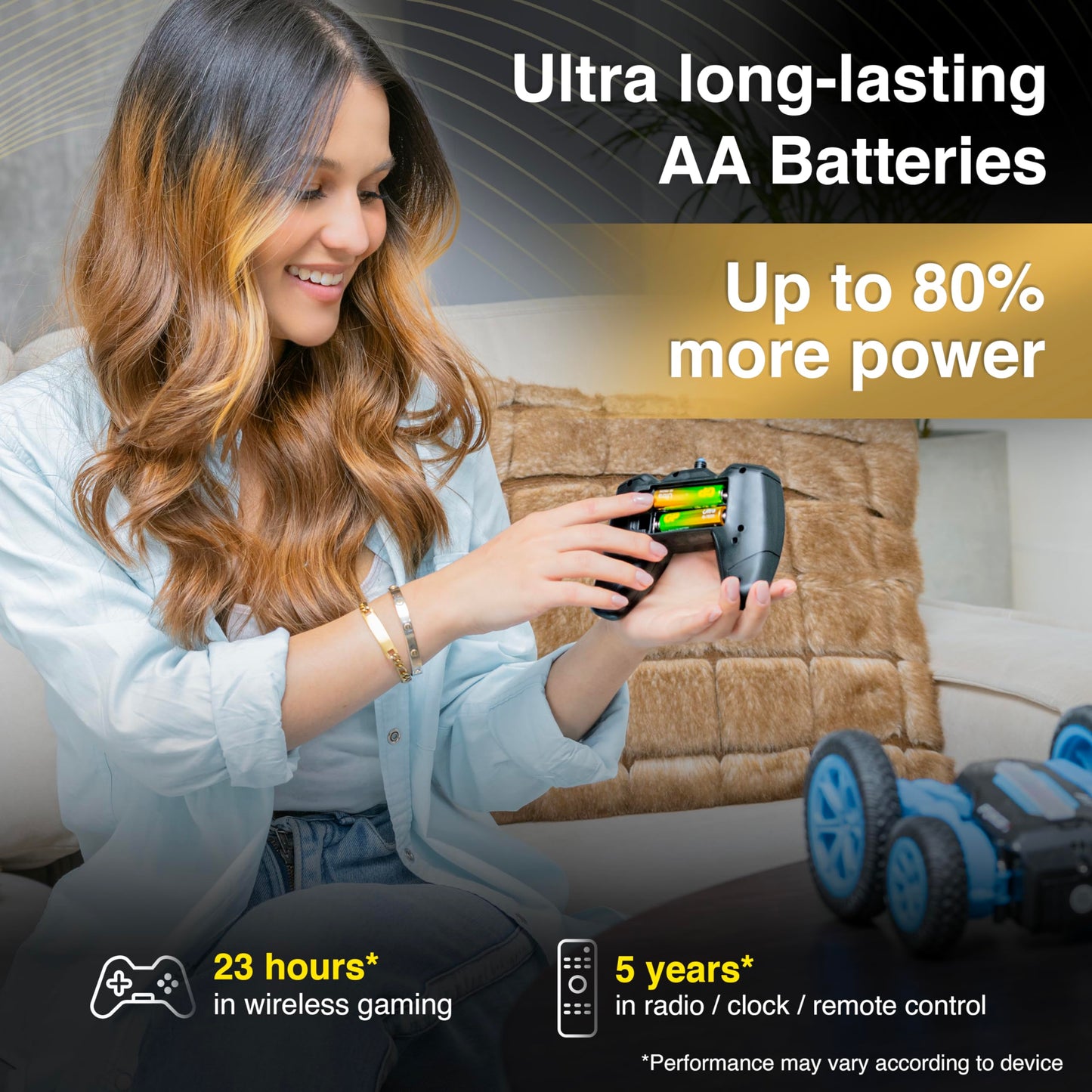 GP Ultra Alkaline LR6 AA High Performance Batteries for Toys & more - 40 Pack - Medaid International