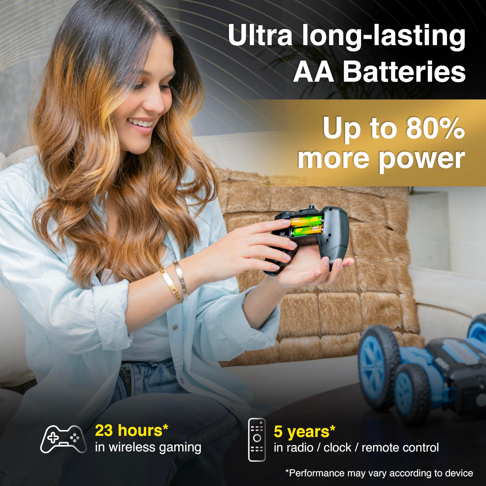 GP Ultra Alkaline LR6 AA High Performance Batteries for Toys & more - 40 Pack - Medaid International