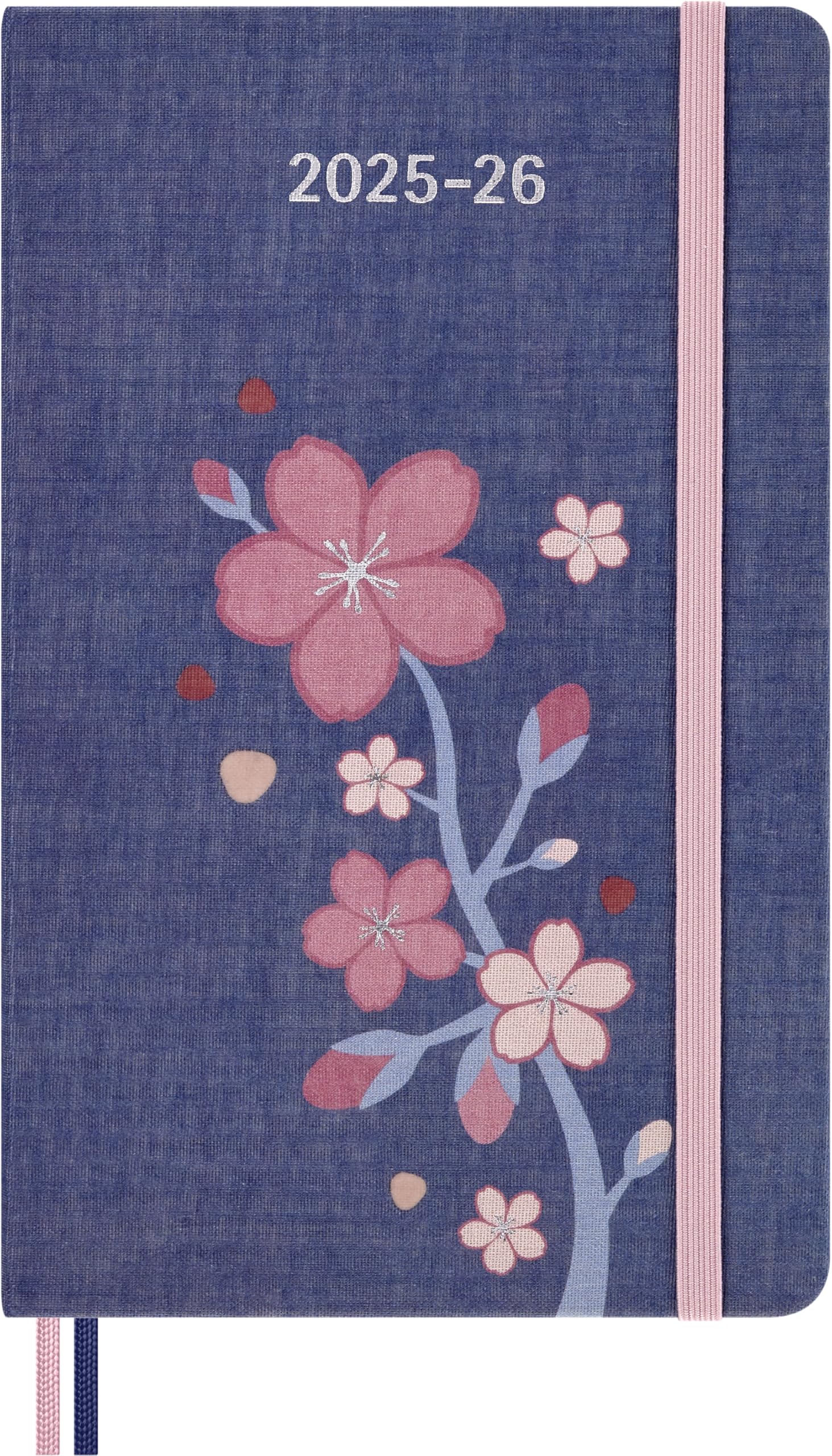 Moleskine Limited Edition Sakura 18 Month 2025-2026 Weekly Planner, Hard Cover, Large (5" x 8.25"), Cherry Blossoms, 208 pages - Medaid International