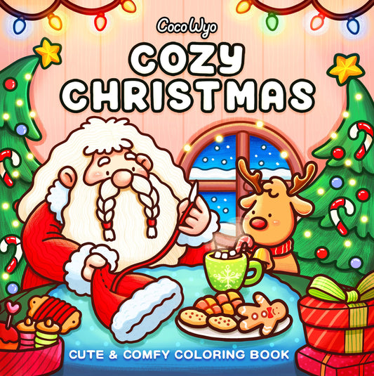 Cozy Christmas: Coloring Book for Adults and Kids (Cozy Spaces Coloring) - Medaid International