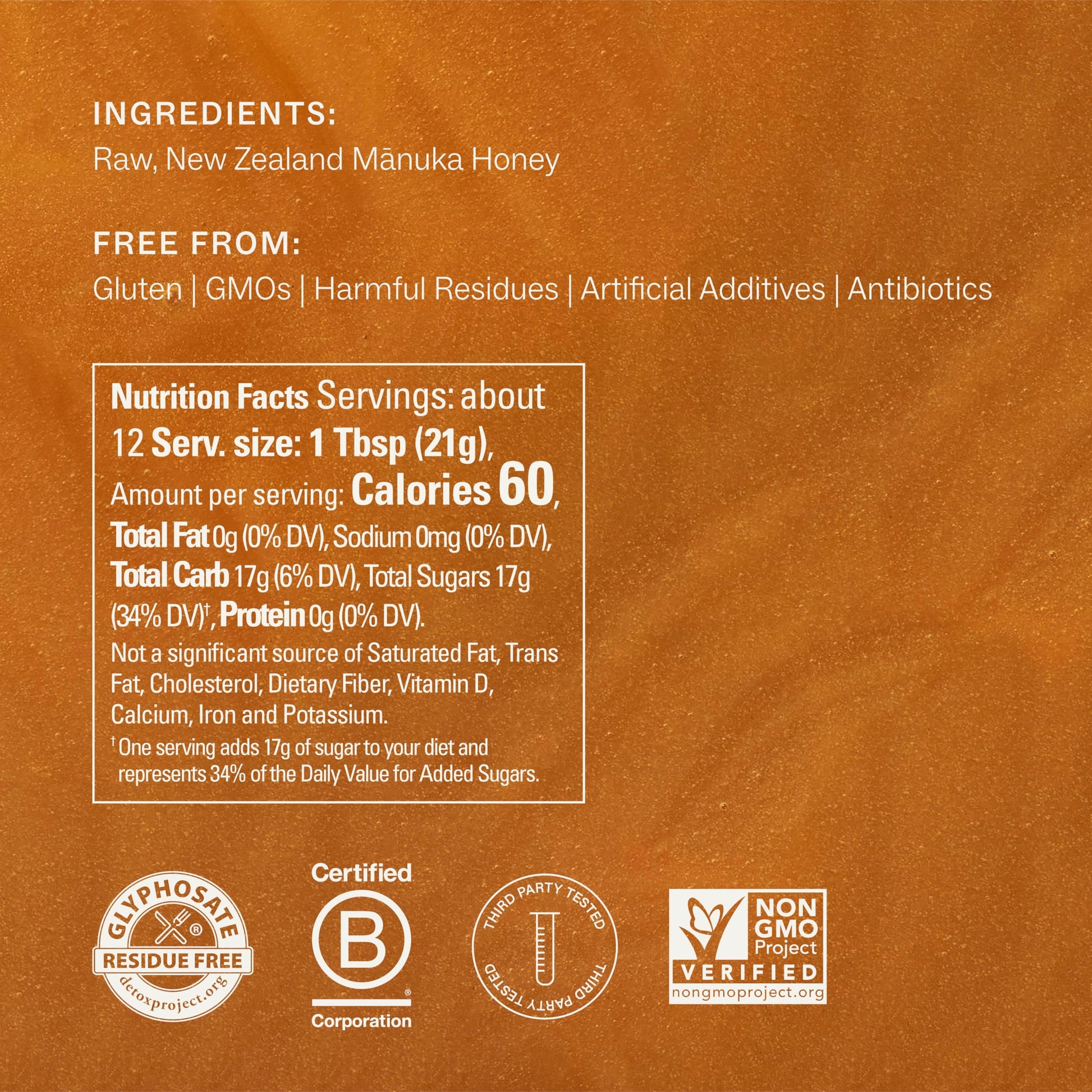 Manukora Raw Manuka Honey, MGO 200+, New Zealand Honey, Non-GMO, Traceable from Hive to Hand, Daily Wellness Support - 250g (8.82 Oz) - Medaid International