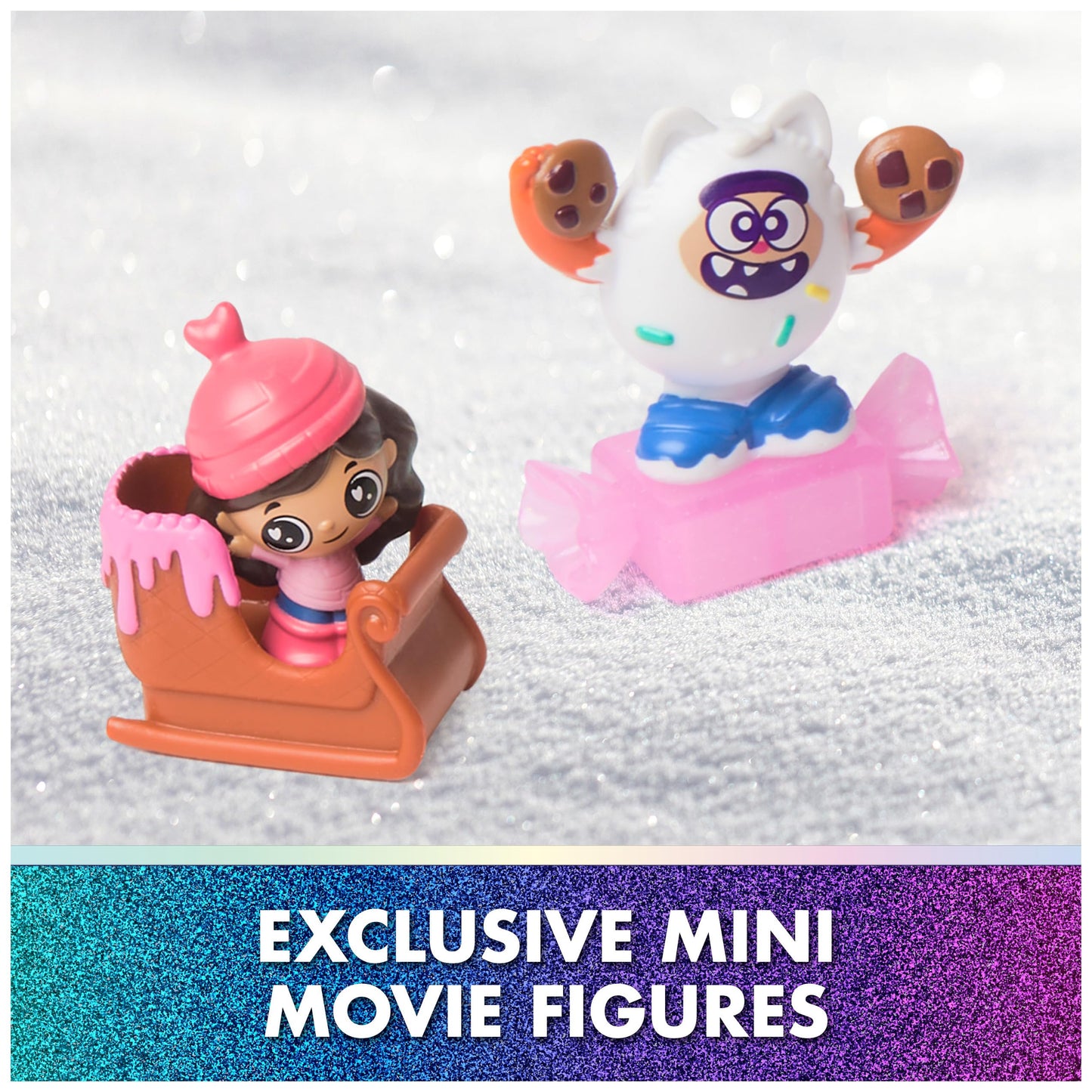 Gabby's Dollhouse: The Film Advent Calendar 2025 Cute Winter Surprise, 24 Surprise Toys with Gabby Figure, Cat Friends & Accessories, for Children from 3 Years - Medaid International