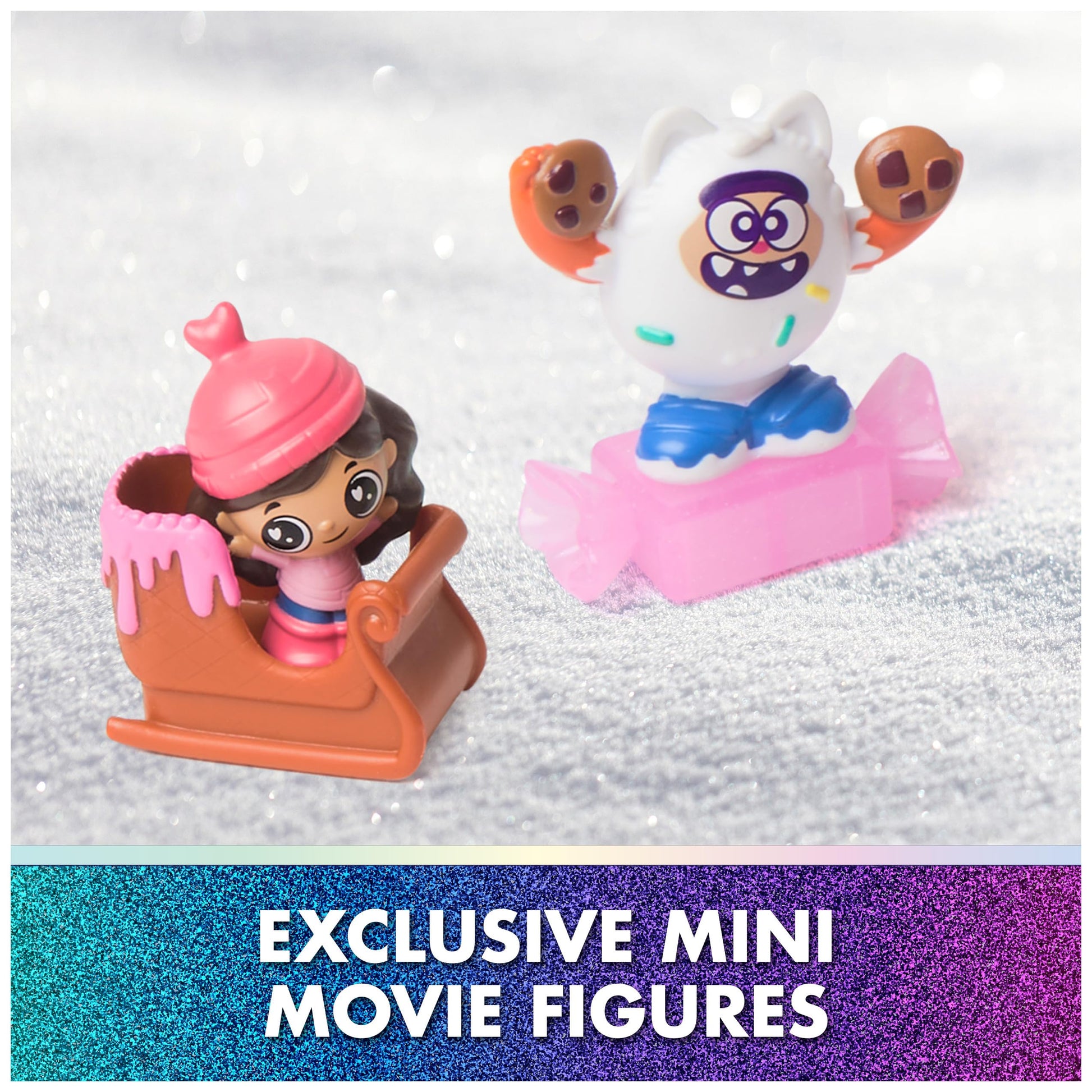 Gabby's Dollhouse: The Film Advent Calendar 2025 Cute Winter Surprise, 24 Surprise Toys with Gabby Figure, Cat Friends & Accessories, for Children from 3 Years - Medaid International