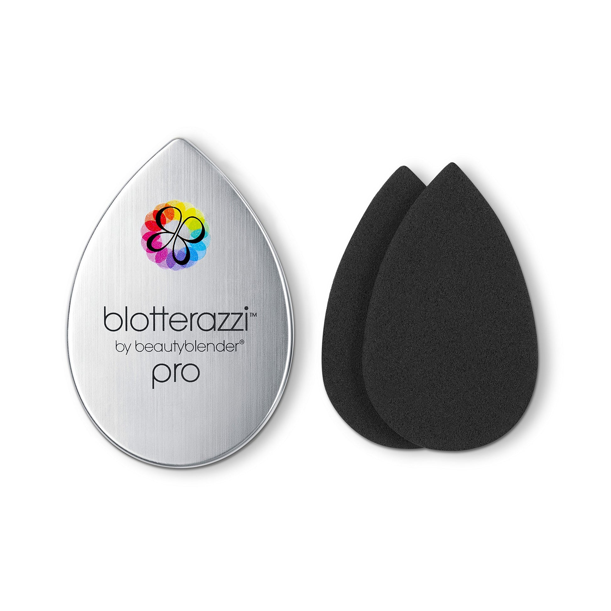 Beautyblender® | Blotterazzi® Pro Reusable Makeup Blotting Sponge, Includes Mirrored Compact, Re-Texturize Makeup, Absorb Excess Oil and Shine - Medaid International