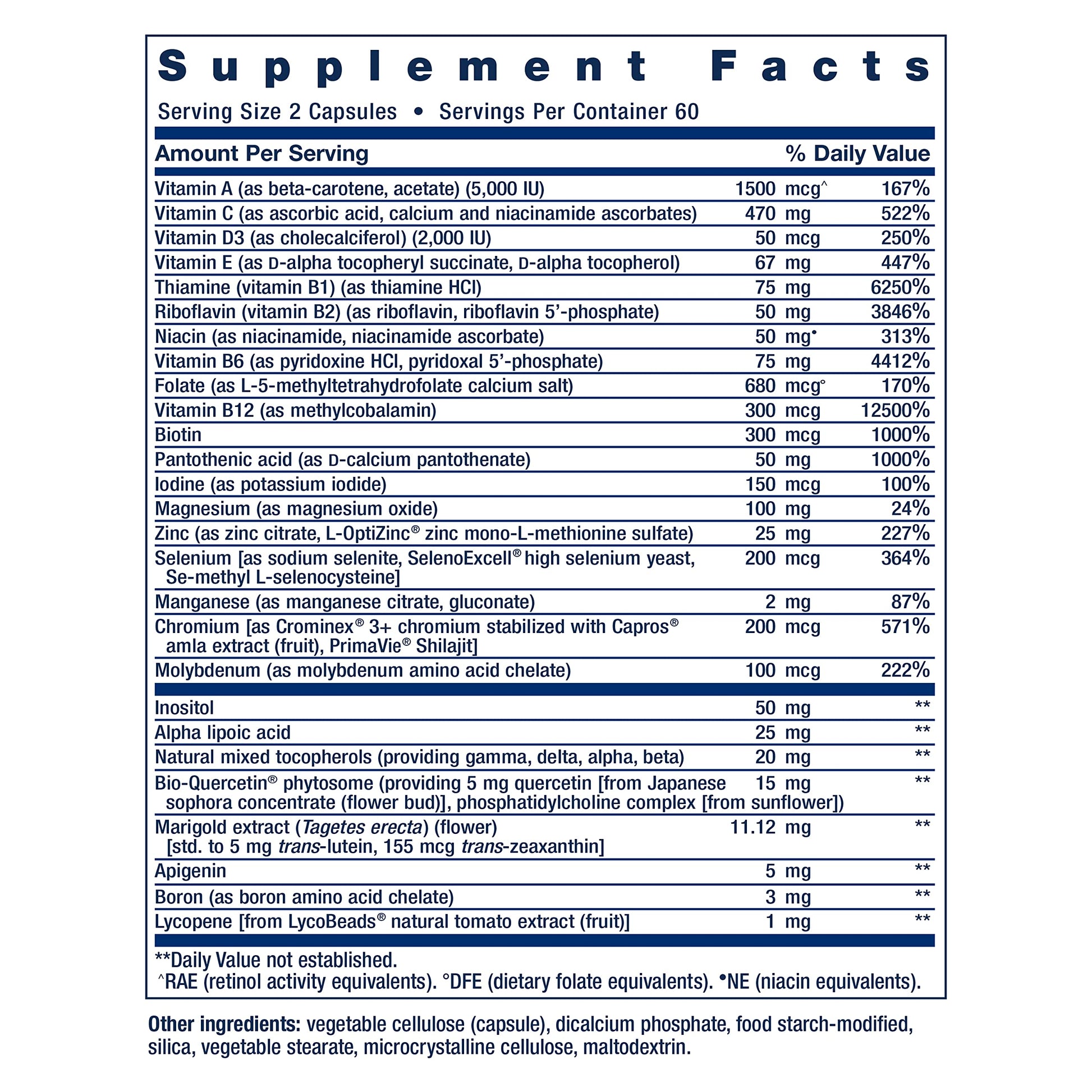 Life Extension Two-Per-Day Multivitamin, Vitamins B, C, D, zinc, Packed with Over 25 Vitamins, Minerals & extracts, Two-Month Supply, Non-GMO, Gluten-Free, 120 Capsules - Medaid International