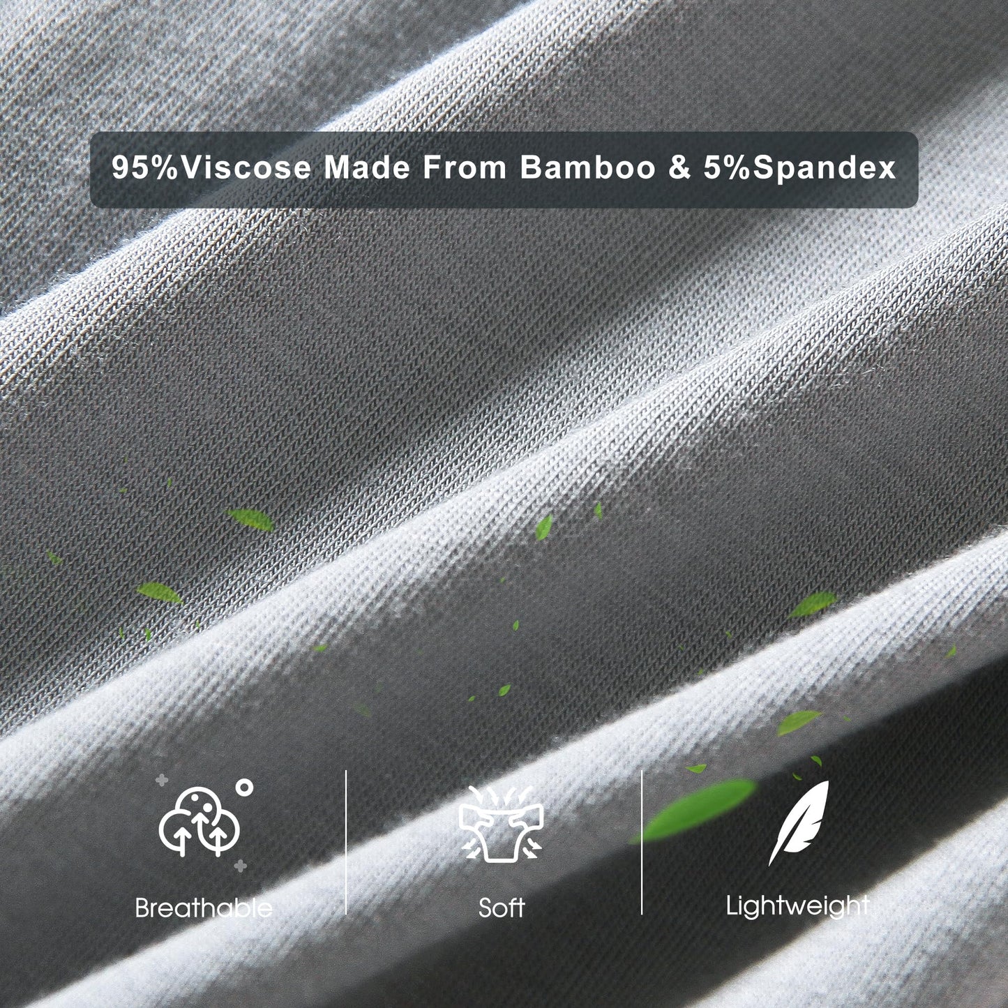 BAMBOO COOL Men's Ultra Breathable Underwear,No Riding Up Boxer Briefs with ComfortFlexible Waistband,Multipack - Medaid International