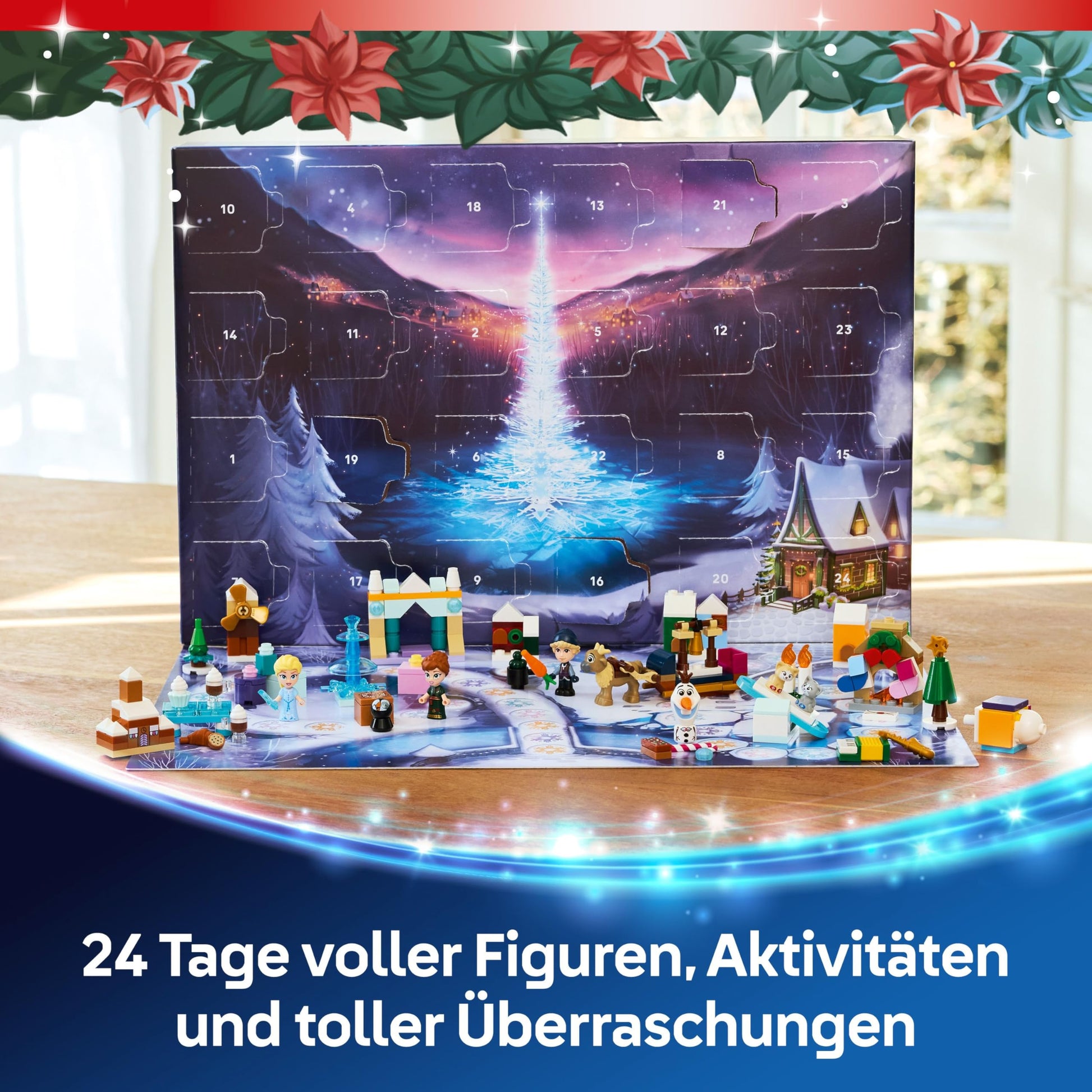 Lego 43273 Disney Princess LEGO(R) Disney Frozen Advent Calendar 2025 Toy Birthday Present Blocks Educational Girls Boys Children 5 6 7 8 Christmas Disney Goods - Medaid International