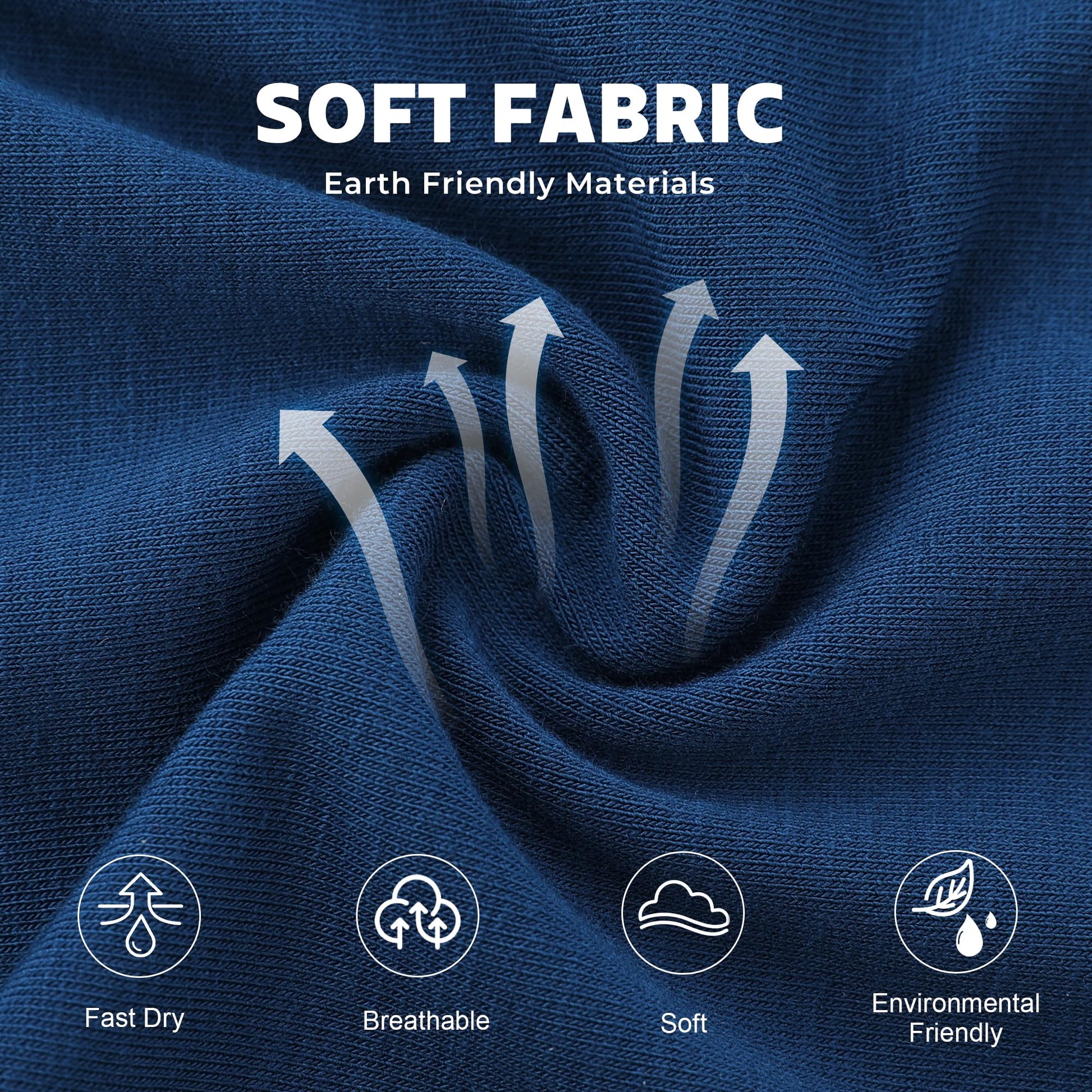 BAMBOO COOL Breathable Men's Underwear Modern Multipack Comfortsoft Moisture-Wicking Boxer Briefs 6 Pack M - Medaid International