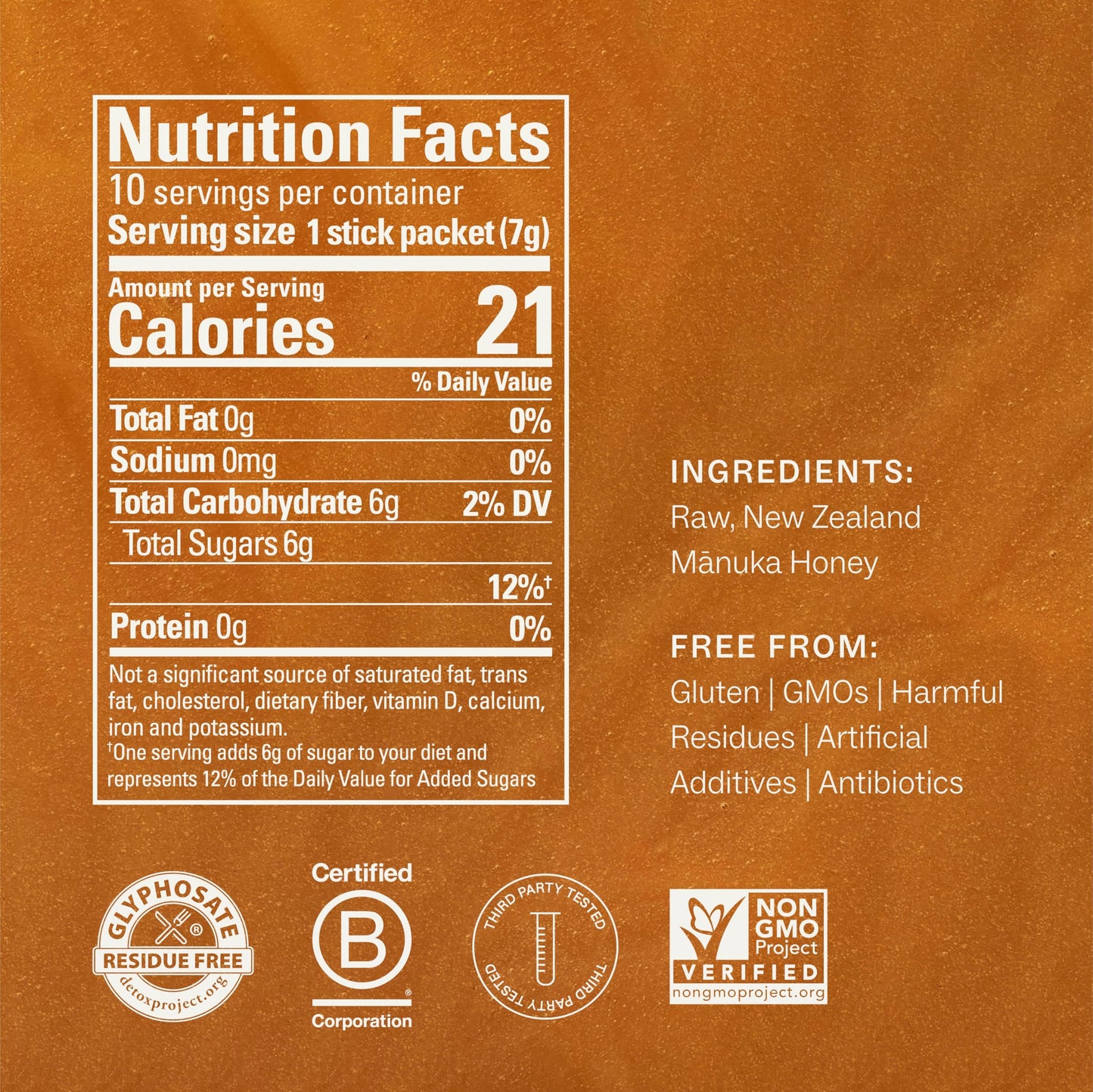 Manukora UMF 20+/MGO 850+ Raw Manuka Honey - Authentic Non-GMO New Zealand Honey, UMF & MGO Certified, Traceable from Hive to Hand (0.25 Oz Stick Packets (Pack of 50)) - Medaid International