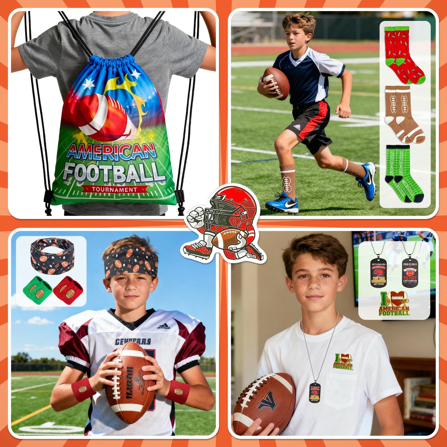 LINAYE Sports Advent Calendar 2025, Football Advent Calendar for Boys Teens 24 Days Christmas Countdown Football Accessories & Treasure Xmas Christmas Surprises Gifts Goodie Bags Fillers for Boys - Medaid International