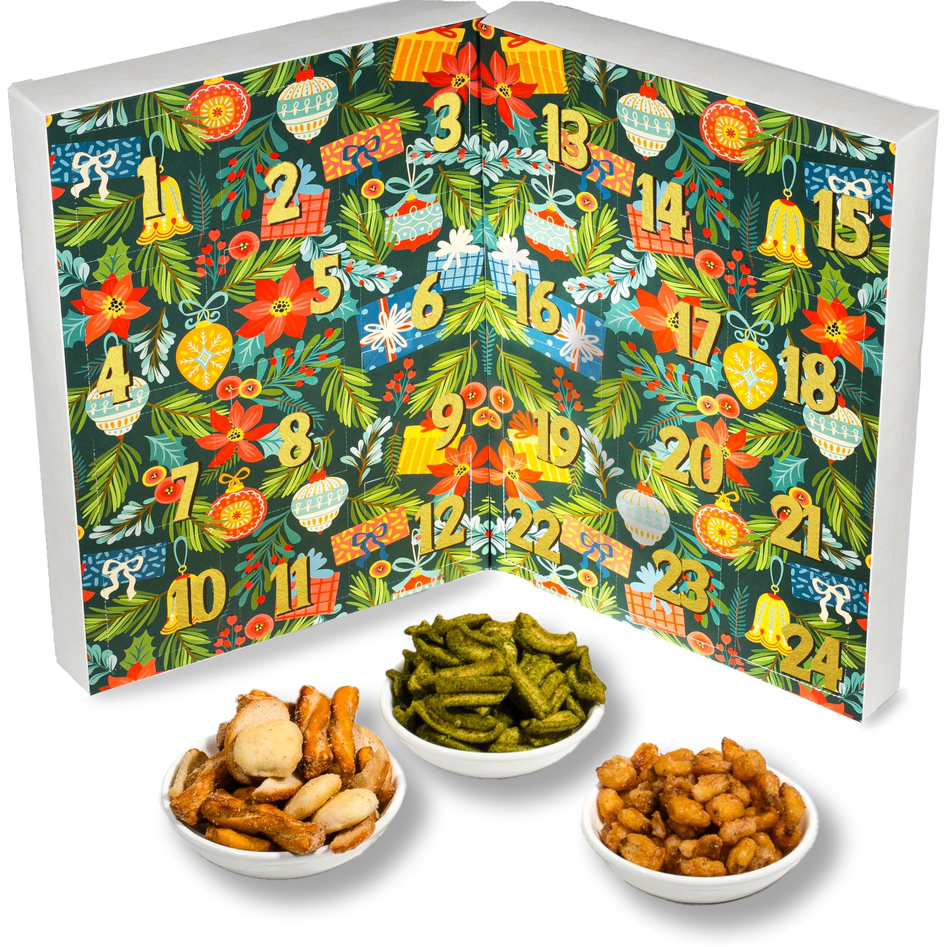 Advent Calendar 2025 – Limited Edition Christmas Gift Box with 24 Gourmet Snacks – A 24 Day Holiday Countdown for Making Lasting Memories, For Adults, Women, Men, Kids - Medaid International