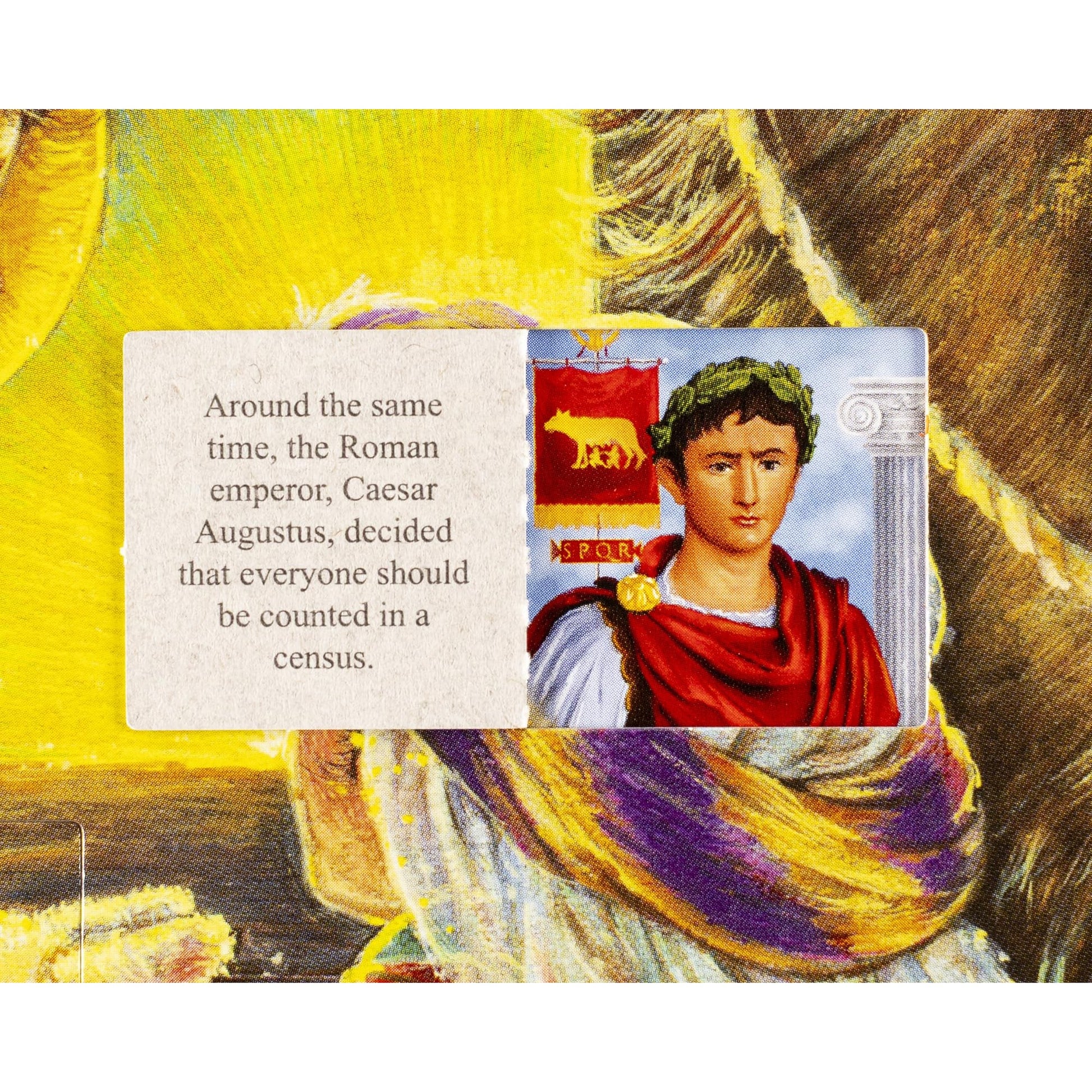 At the Manger Religious Advent Calendar (Countdown to Christmas) with Nativity Story by Vermont Christmas Company - Medaid International