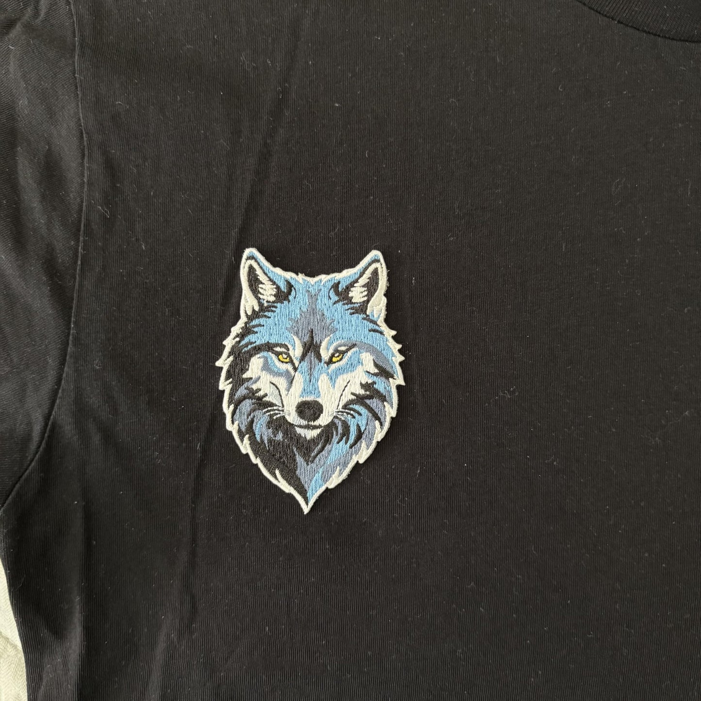3.5" Wolf Iron On Patch - Embroidered Wolves Be Tactical The Lone Forrest Animal Wolf Applique Appliques Iron On Sew On Patches for Holes, Clothing, Jeans, Hat, Backpacks, Clothes - Medaid International