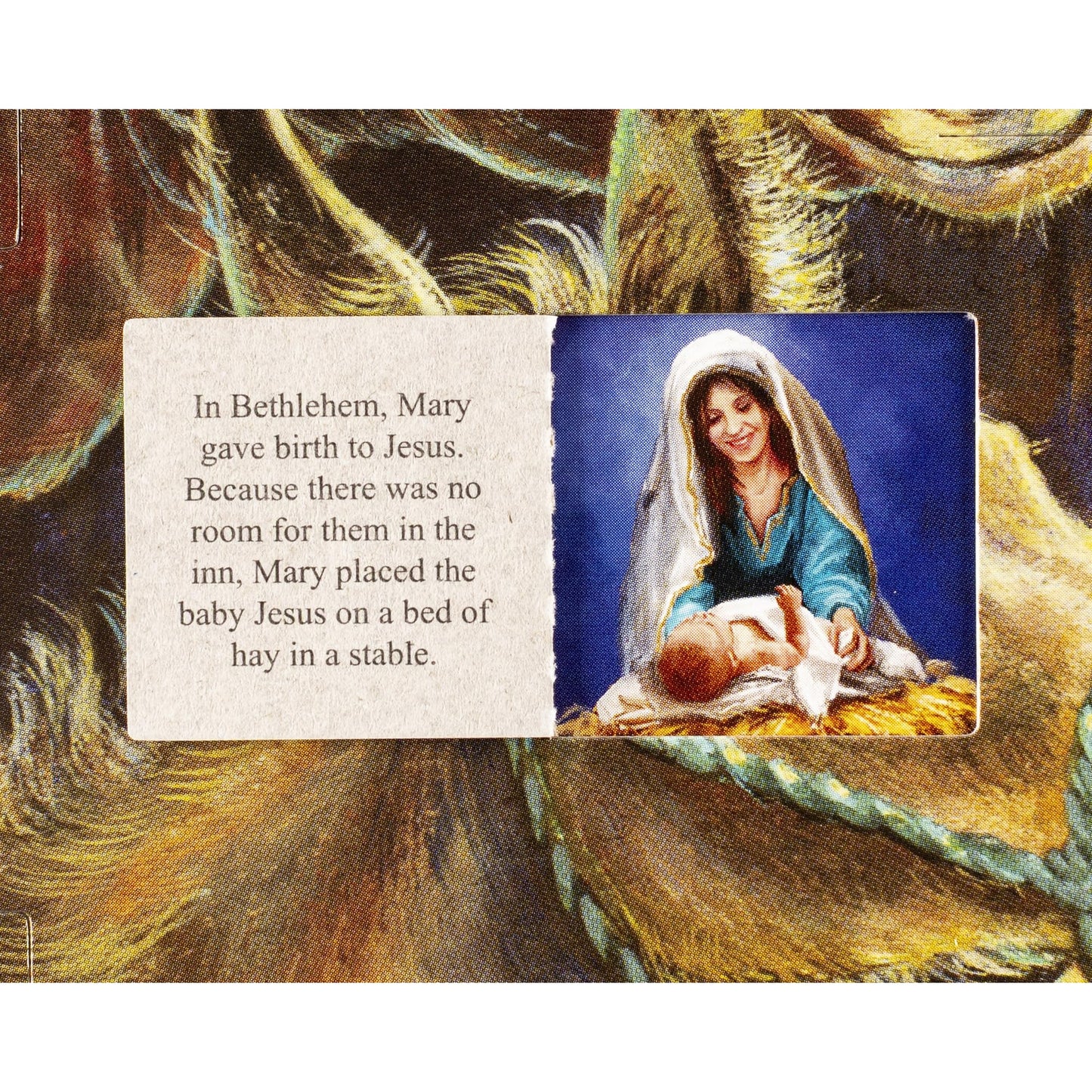 At the Manger Religious Advent Calendar (Countdown to Christmas) with Nativity Story by Vermont Christmas Company - Medaid International
