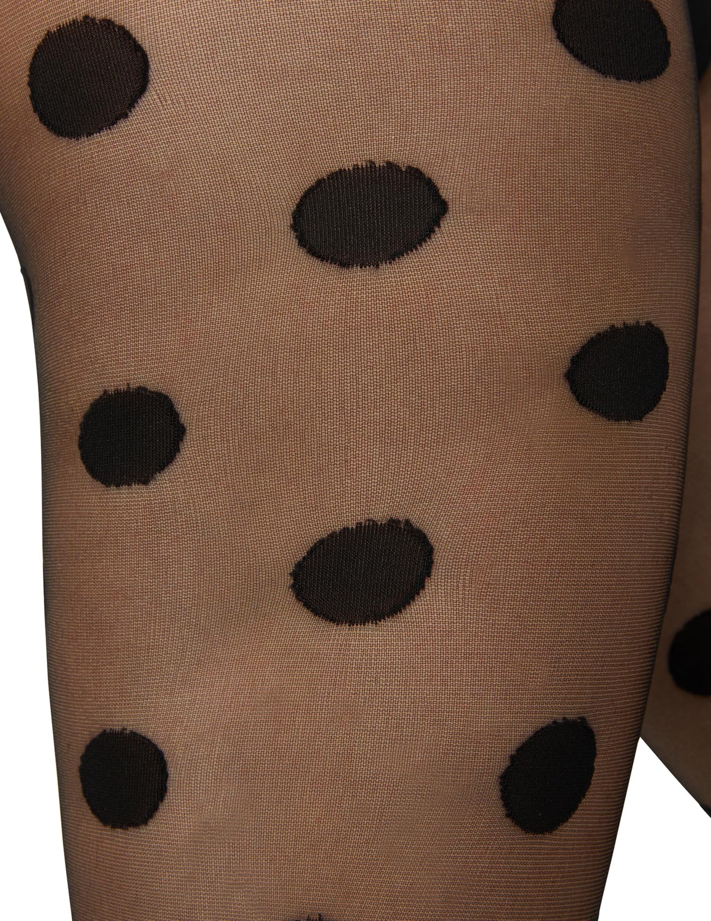 HUE Women's Fashion Tights with Control Top, Black Oversized Dot, Medium-Large - Medaid International