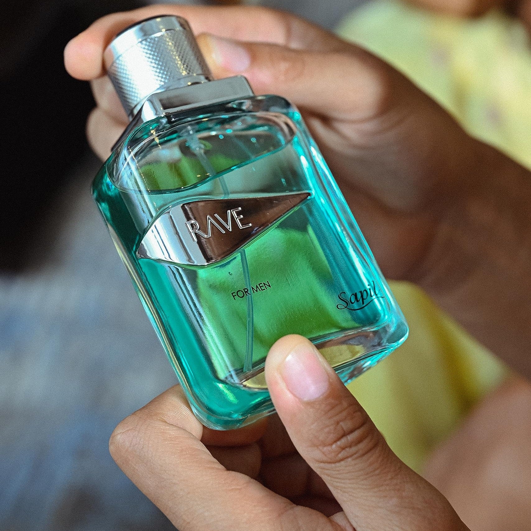 Sapil Rave 100 ml Eau De Toilette Men - Long-Lasting Dubai Toilette, Fresh Spicy Aromatic Scent for Daily Wear, Arabic Toilette with Unique Calabrian Bergamot & Pepper Notes [100 ml - 3.4 oz] - Medaid International