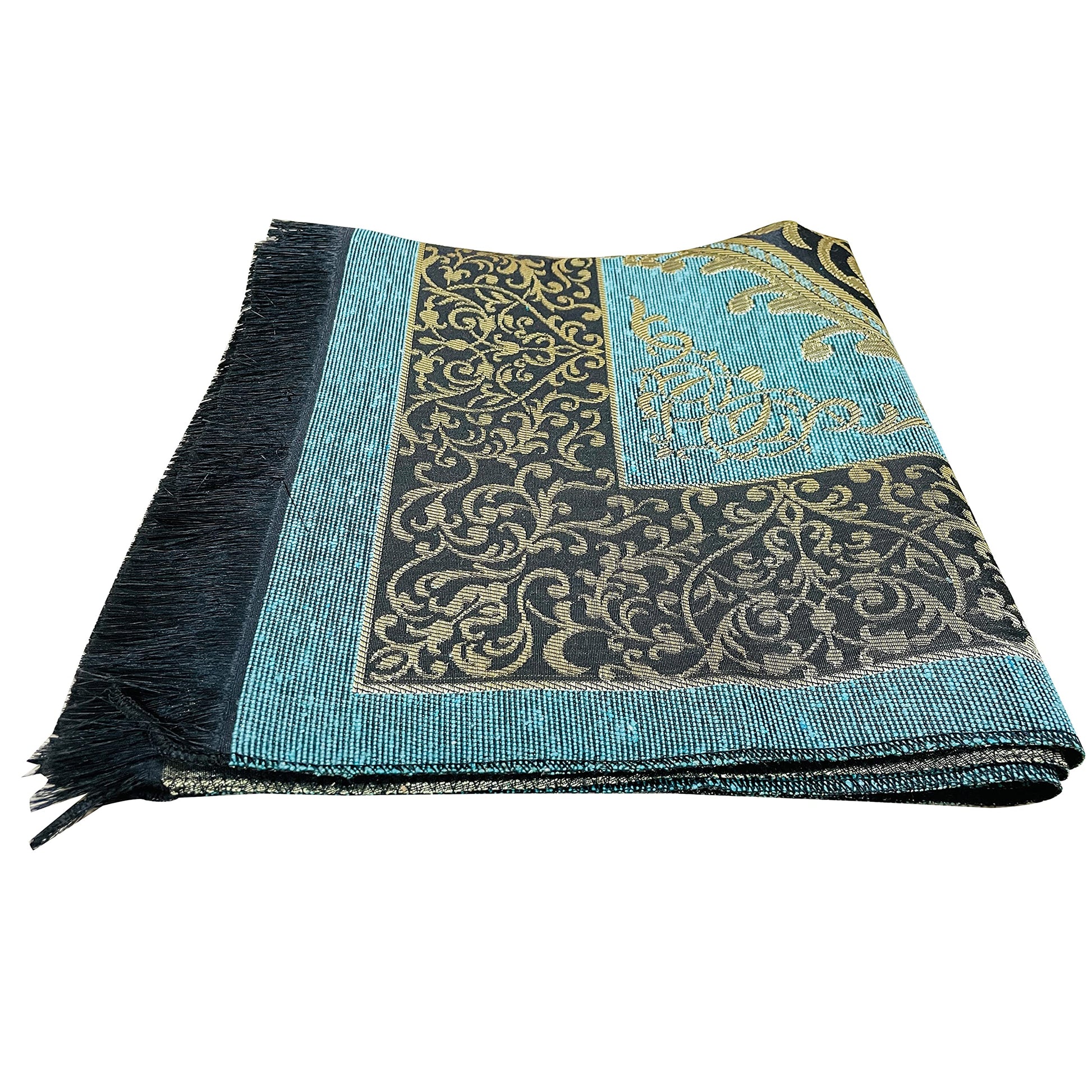 AVANOS Muslim Prayer Rug - Islamic Mat for Muslim Prayers - Great Ramadan Gifts for Muslim Men and Women - Portable Prayer Mat Rug - Special Design Turkish Pocket Praying Rug - Easy to Carry (Blue) - Medaid International