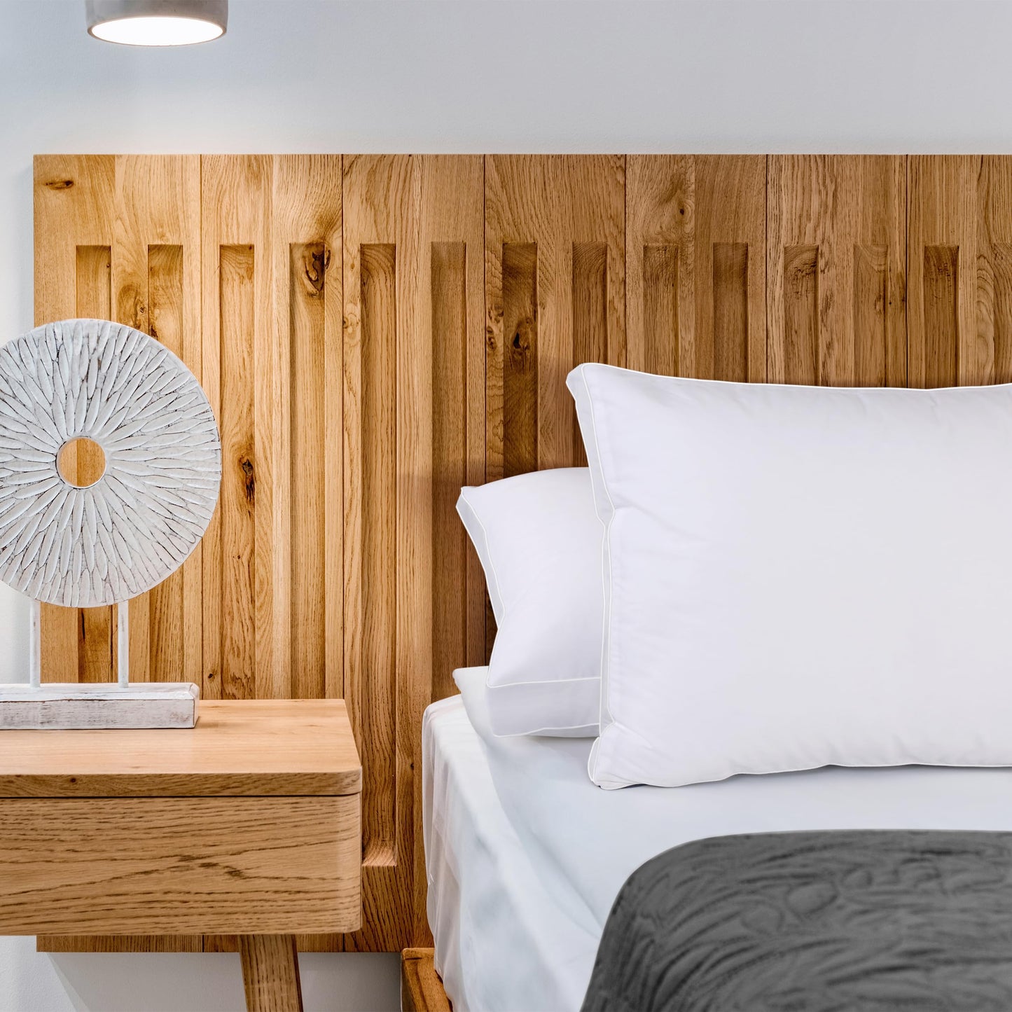 Utopia Bedding Bed Pillows for Sleeping Queen Size (White), Set of 2, Cooling Hotel Quality, Gusseted Pillow for Back, Stomach or Side Sleepers - Medaid International