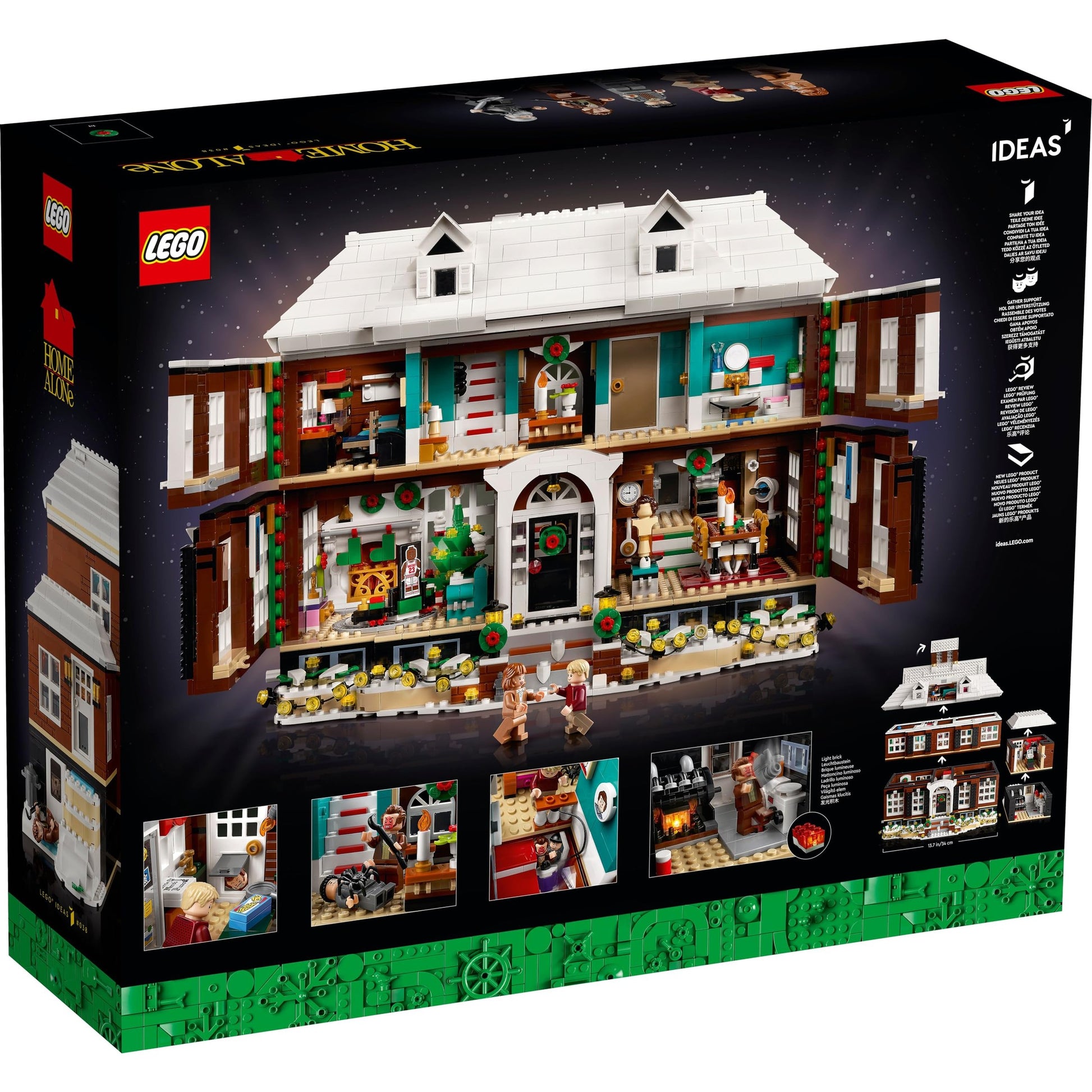 Lego® Ideas Home Alone 21330 Building Kit; Buildable Movie Memorabilia; Delightful Millennials - Medaid International