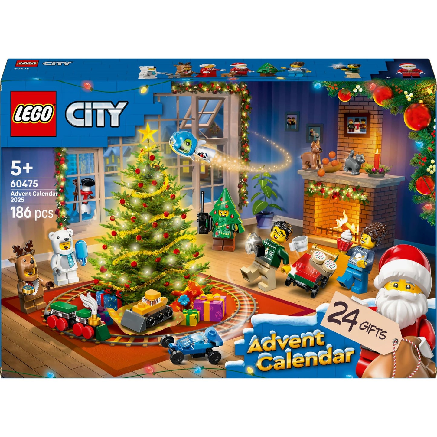 Lego City 60475 LEGO(R) City Advent Calendar 2025 Toy Birthday Present Blocks Educational Boys Girls Children 5 6 7 8 Years Old Mom Dad Christmas - Medaid International