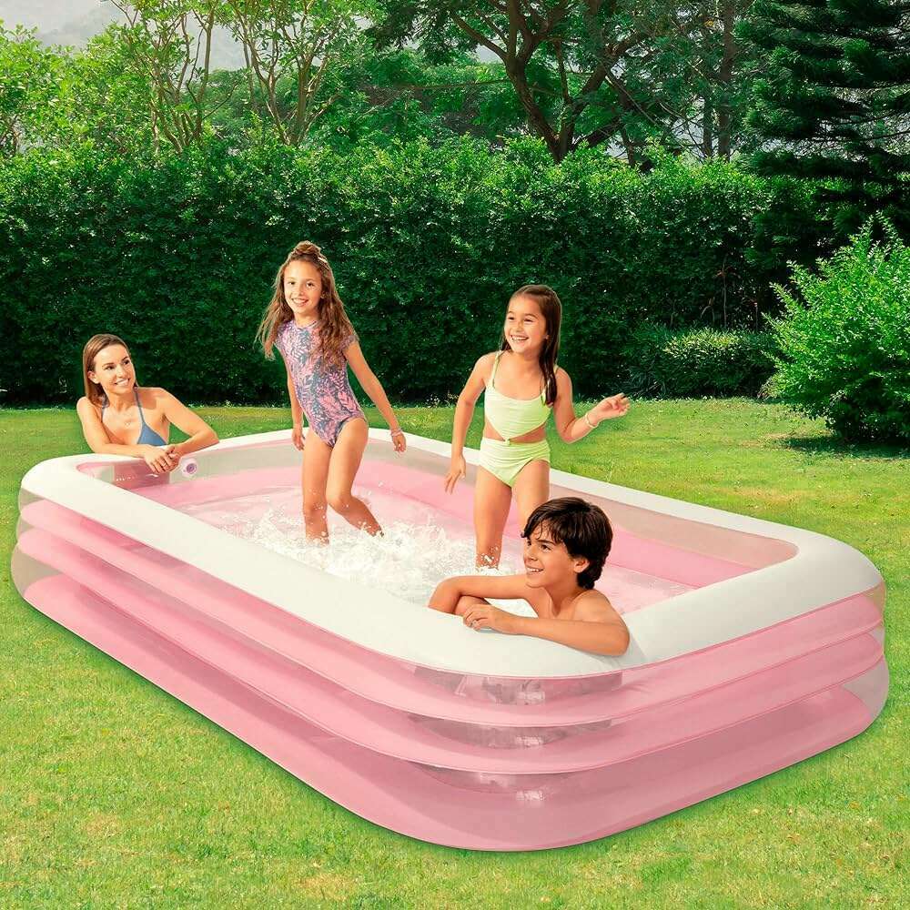 Swim Center Inflatable Family Pool - Pink - Medaid International