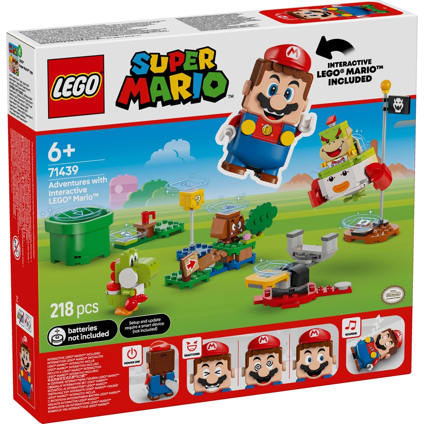 LEGO 71439 Super Mario Abenteuer mit dem interaktiven Mario, - Medaid International