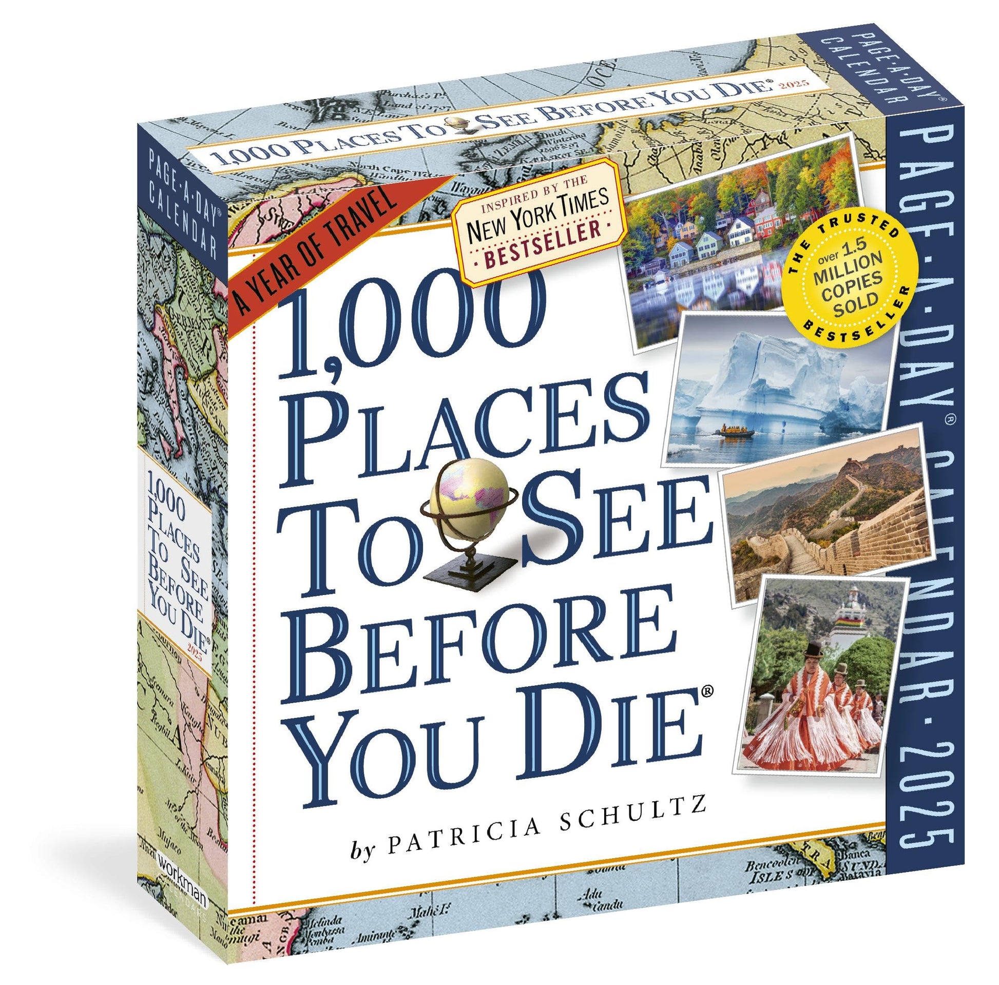 1,000 Places to See Before You Die Page-A-Day® Calendar 2025: A Year of Travel - Medaid International