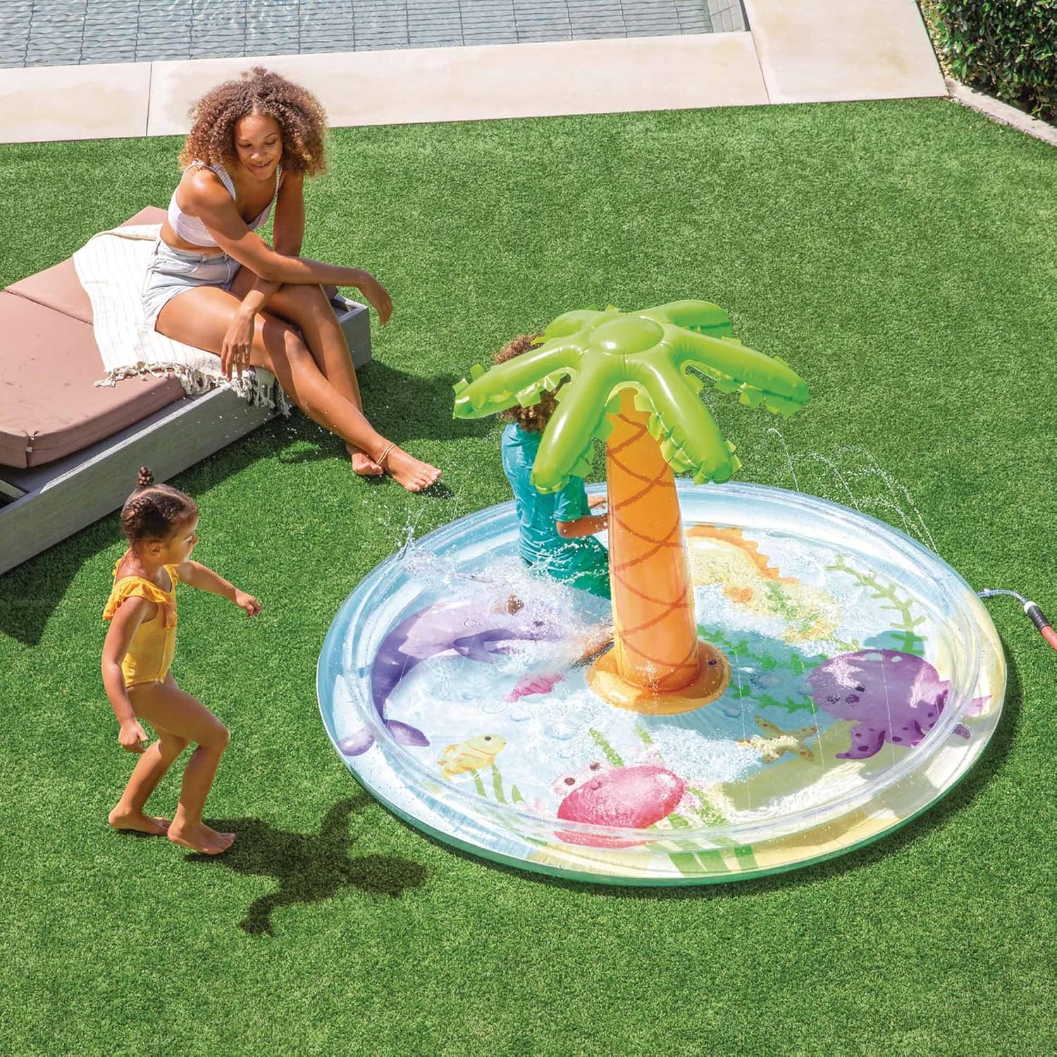 Palm Tree Spray Kiddie Pool - Medaid International