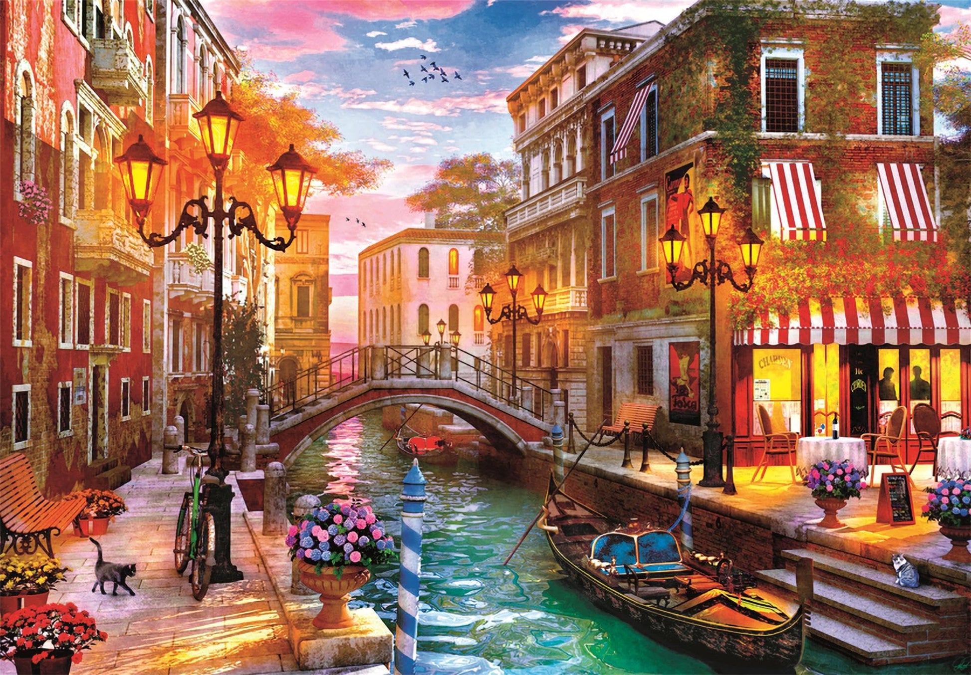 Puzzle 500 Pieces Collection, Sunset Over Venice - Medaid International