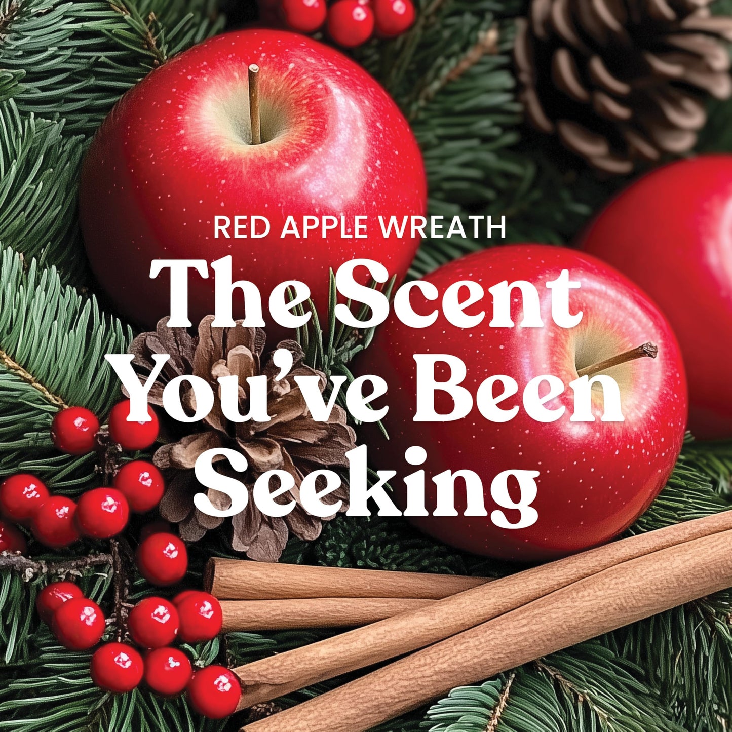 Yankee Candle Red Apple Wreath, Fall Scented Candle, 22oz Large Jar with up to 150 Hour Burn Time - Medaid International