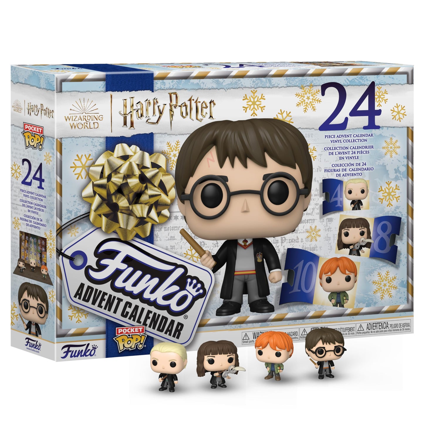 Funko Pop! Advent Calendar: Harry Potter - 24 Days of Surprises - Collectible Vinyl Mini Figures - Mystery Box - Gift Idea - Holiday Present for Girls, Boys & Kids - Christmas Countdown - Medaid International
