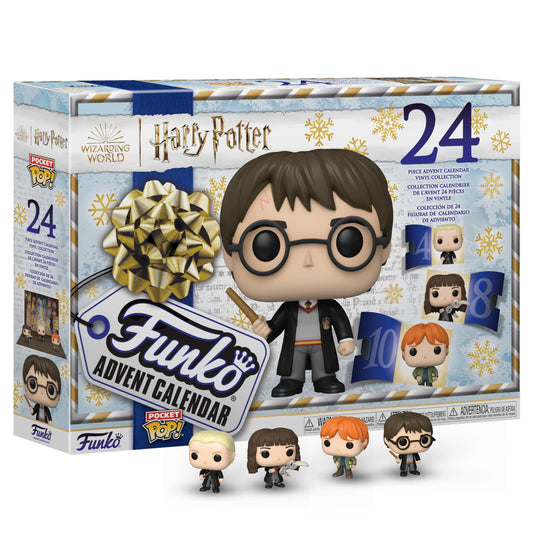 Funko Pop! Advent Calendar: Harry Potter - 24 Days of Surprises - Collectible Vinyl Mini Figures - Mystery Box - Gift Idea - Holiday Present for Girls, Boys & Kids - Christmas Countdown - Medaid International