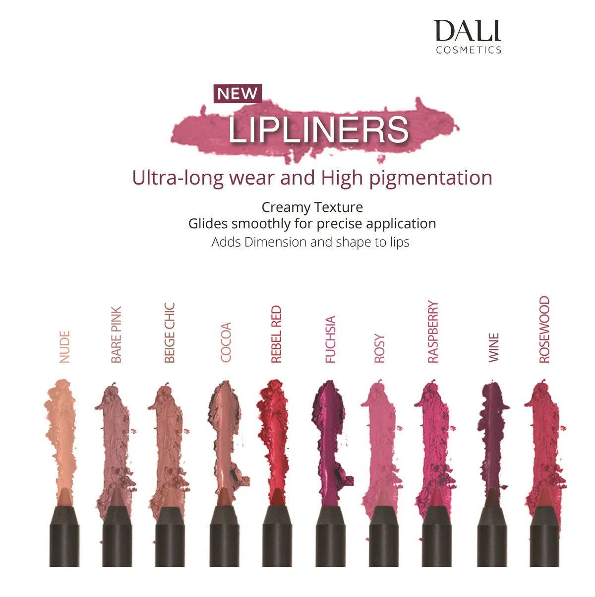 Dali Cosmetics Lip Liner Waterproof - Medaid
