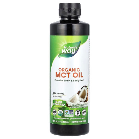 Nature's Way, Organic MCT Oil, 480 ml - Medaid International