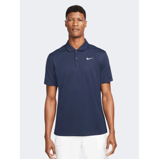 Nike Court Dri-Fit Men Tennis Polo Short Sleeve Obsidian - Medaid International
