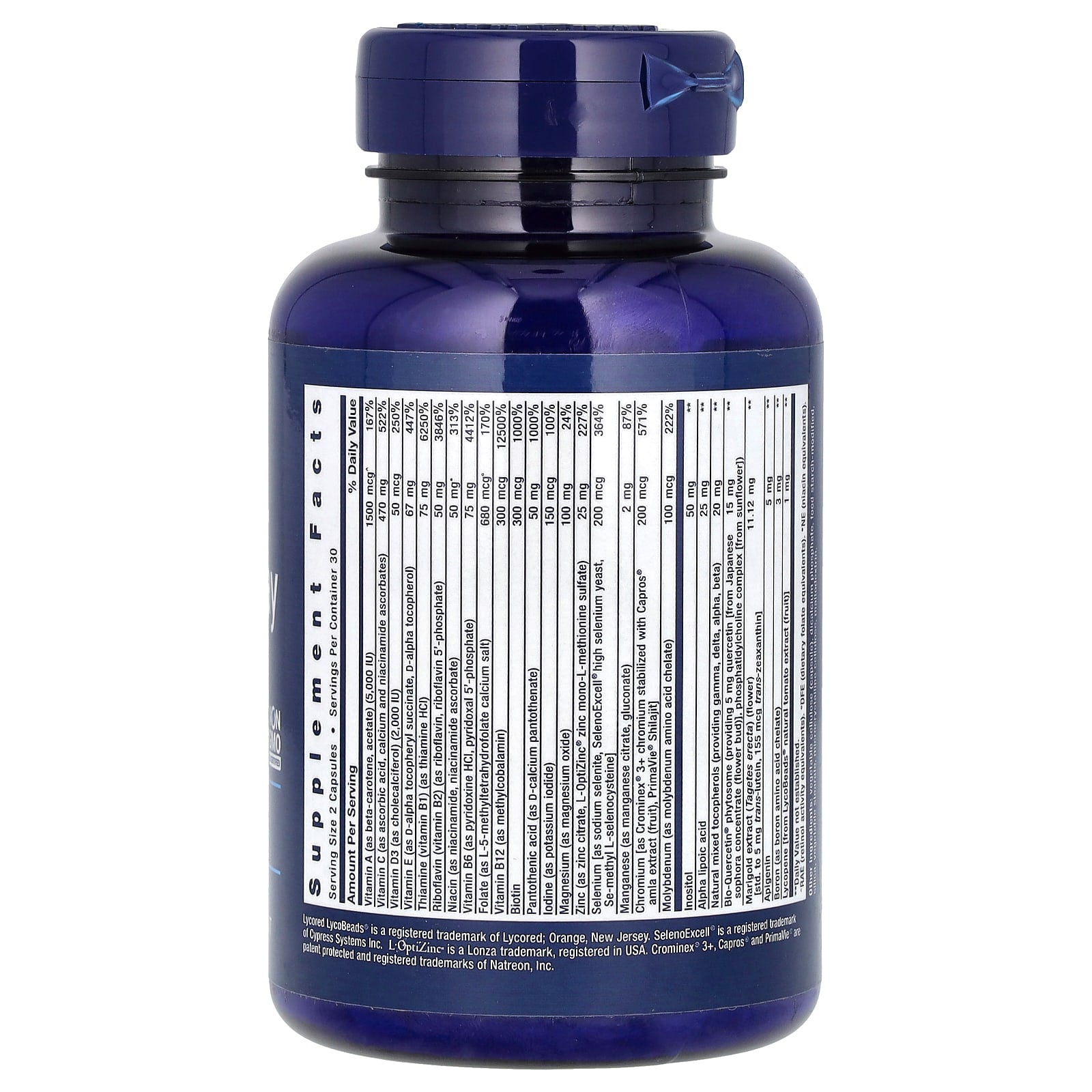 Life Extension, Two-Per-Day Multivitamin, 60 Capsules - Medaid International