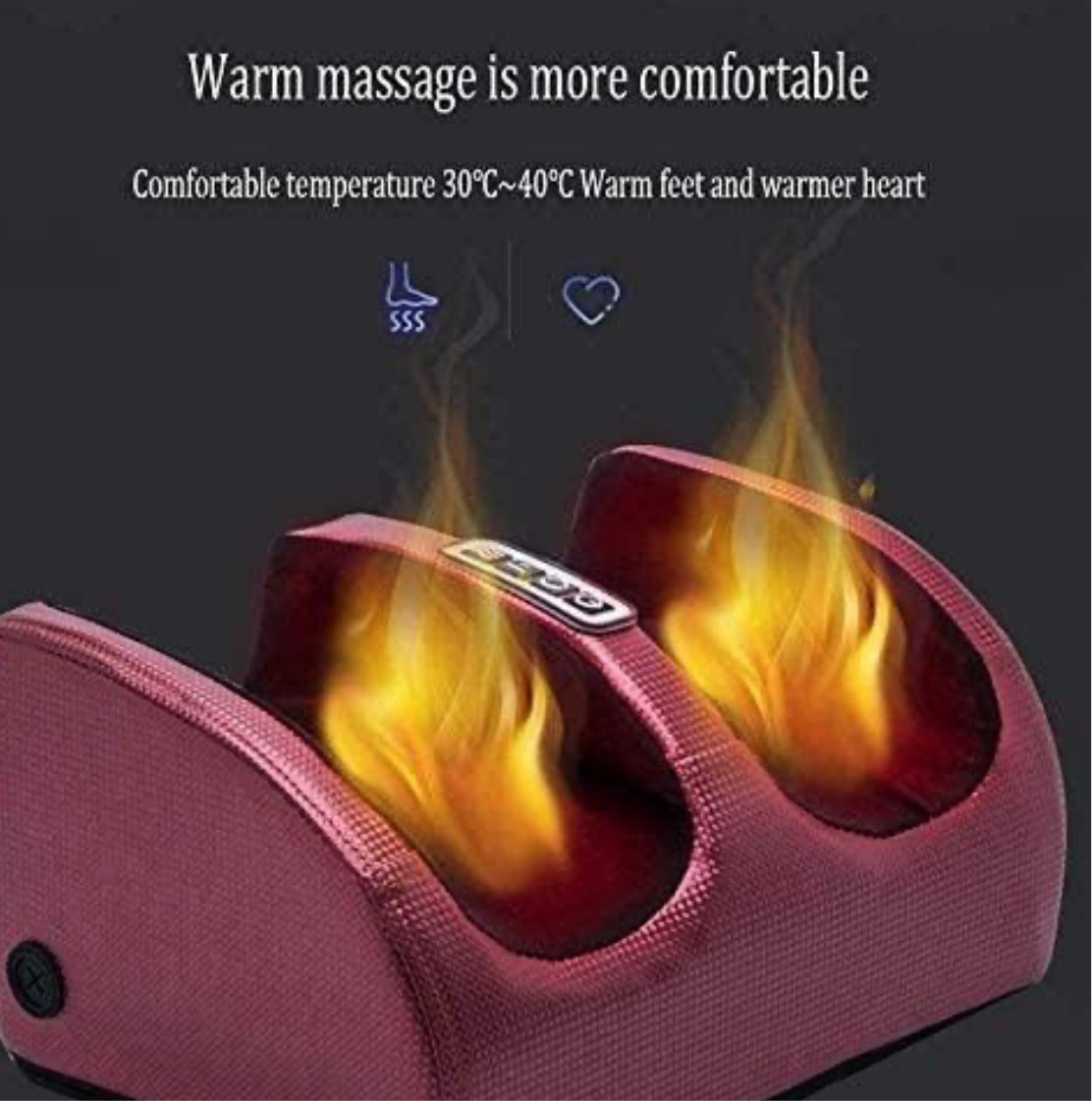 YTCYKJ Foot Massager with Heat, Foot Massage Machine Shiatsu,Foot Massage Foot Sole,Electric Foot Massager with Heat,Deep Kneading Shiatsu Foot Massager Machine (White) - Medaid