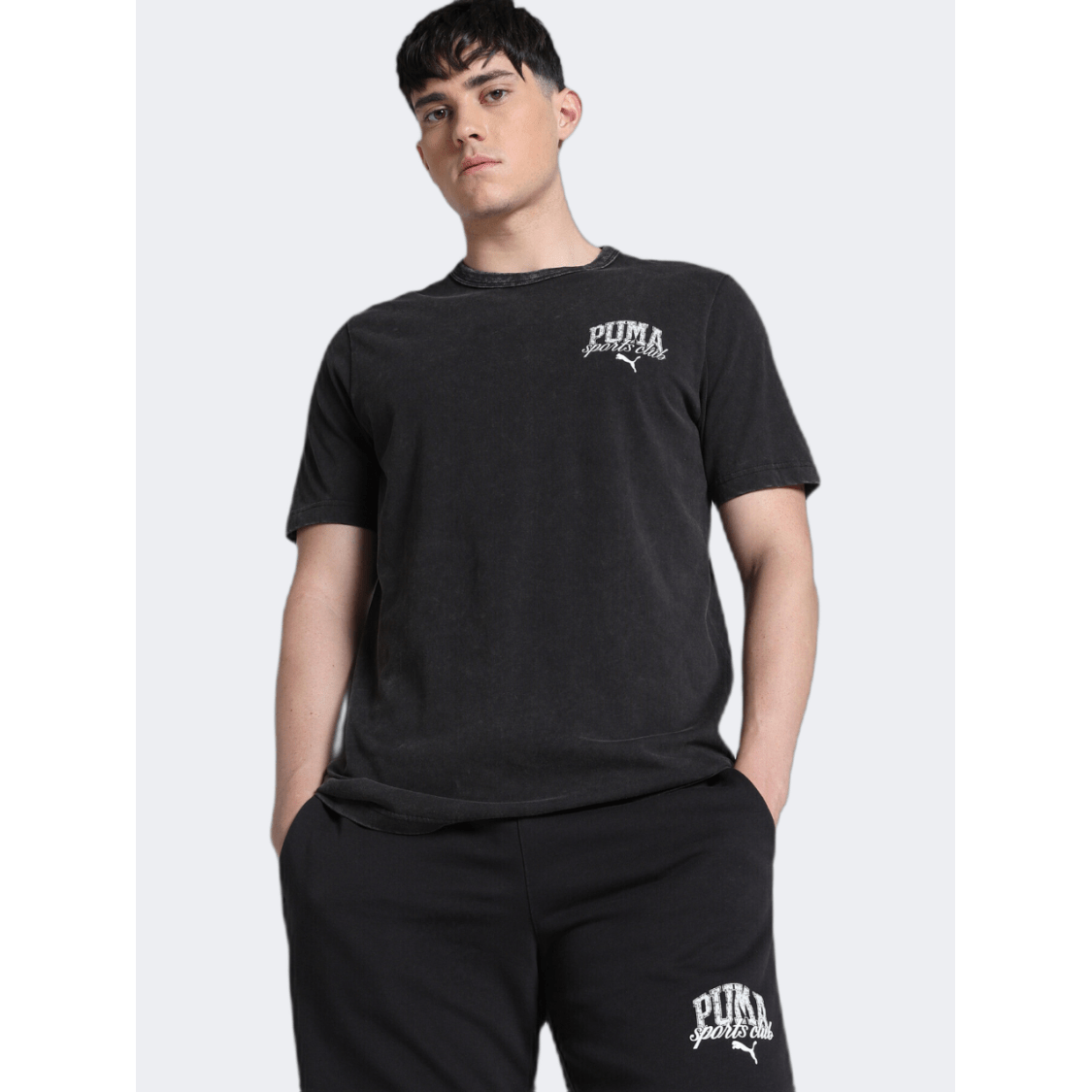 Puma Class Washed Men Lifestyle T-Shirt Black - Medaid International
