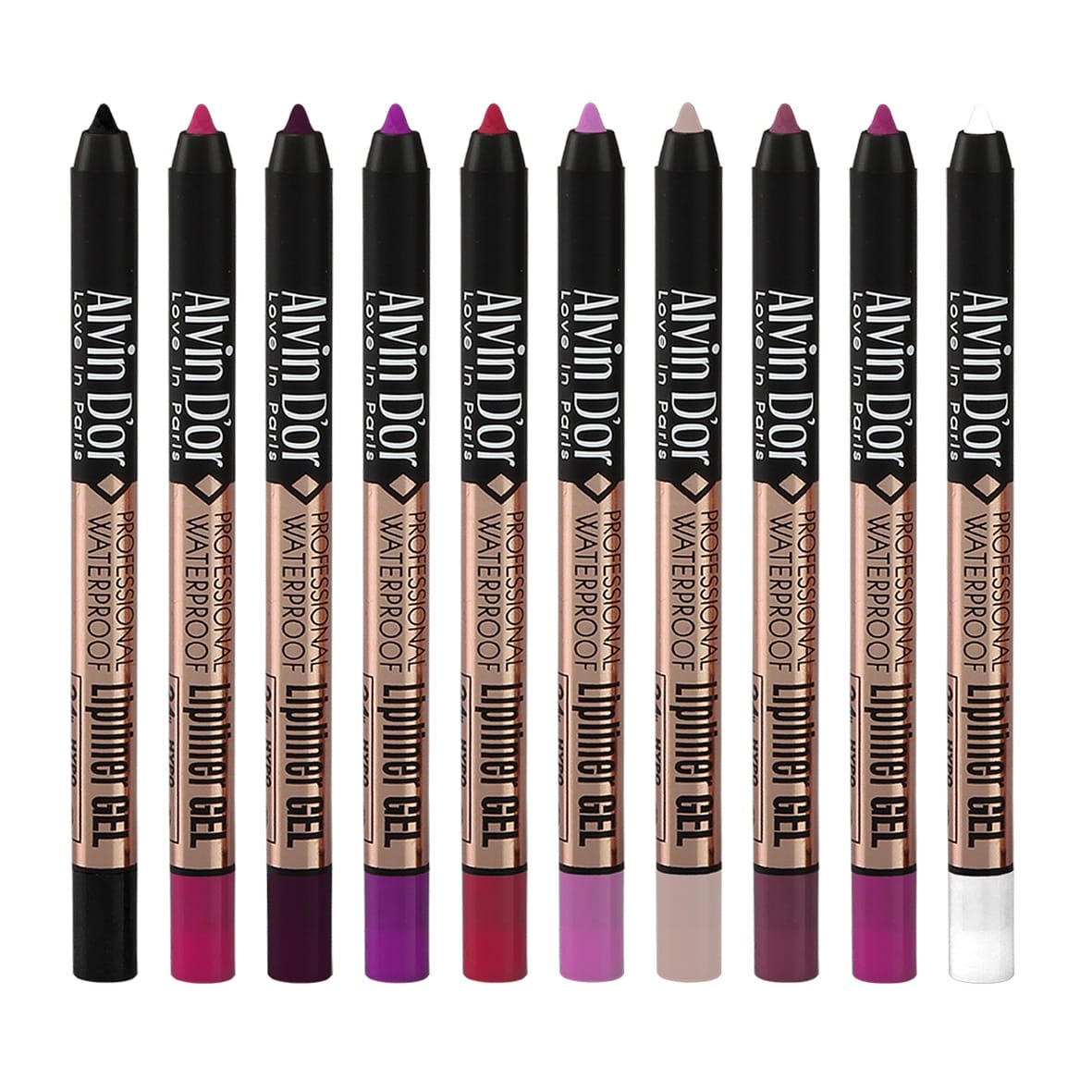 Alvin D'Or Ad-31 Professional Waterproof Eyeliner & Lipliner Gel - Medaid