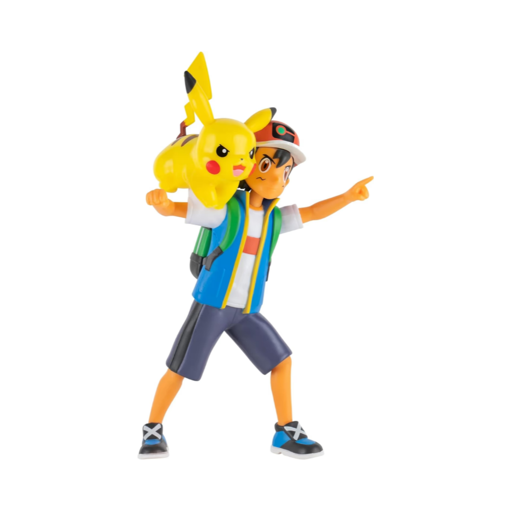 Pokemon Battle Feature Figure Ash + Pikachu - Medaid International