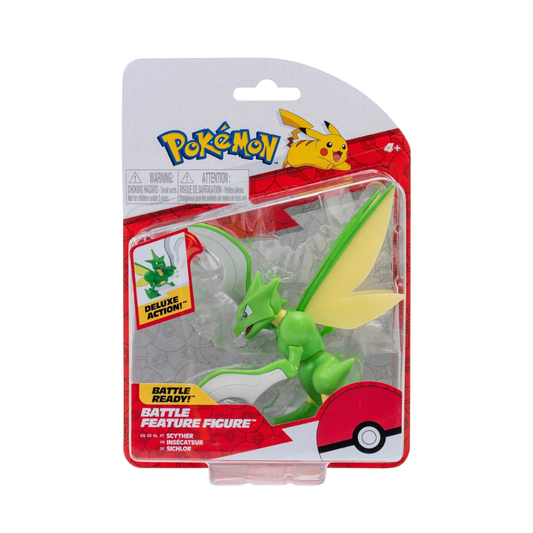 Pokemon Battle Feature 4.5"  Figure - Scyther - Medaid International