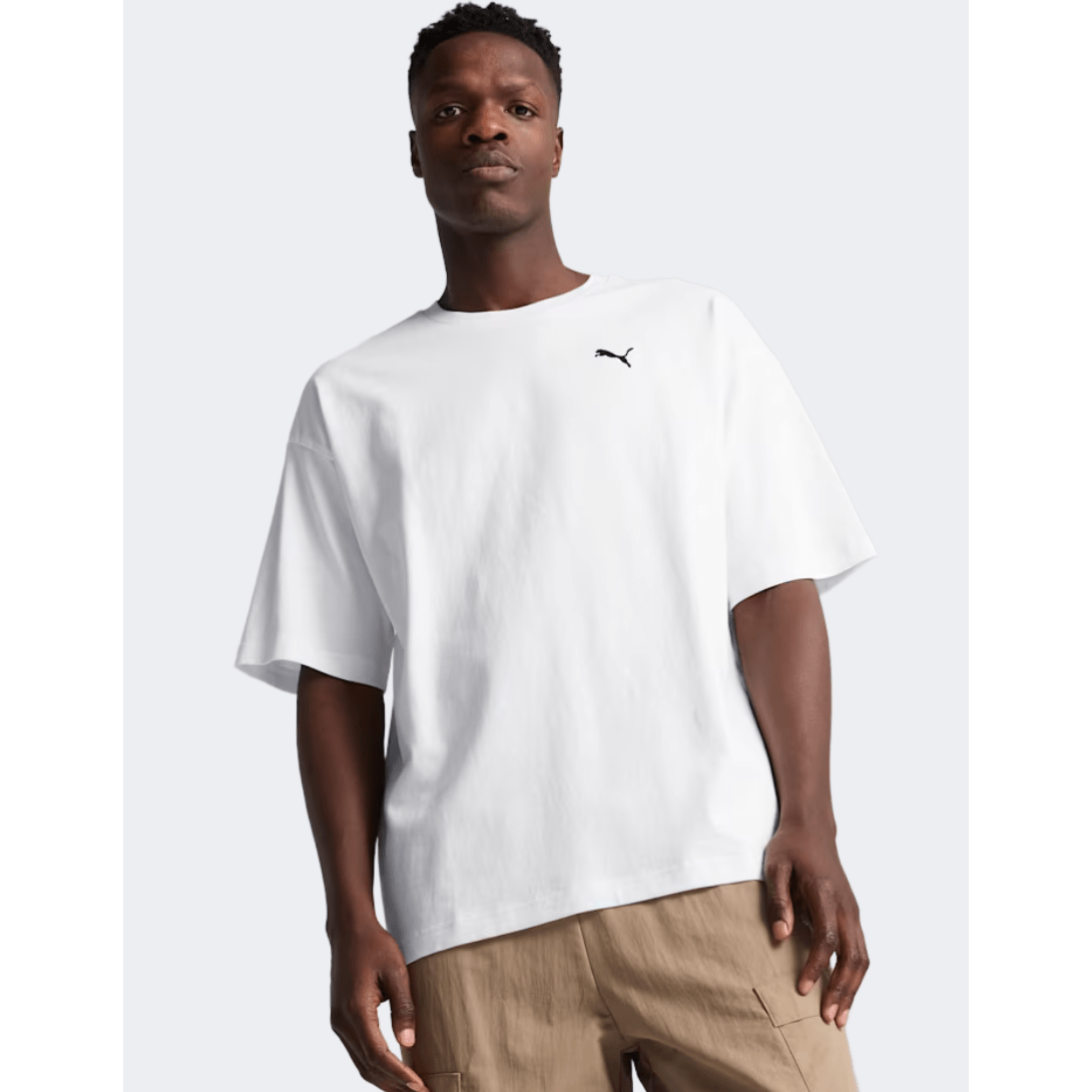 Puma Wardrobe Essentials Men Lifestyle T-Shirt White - Medaid International