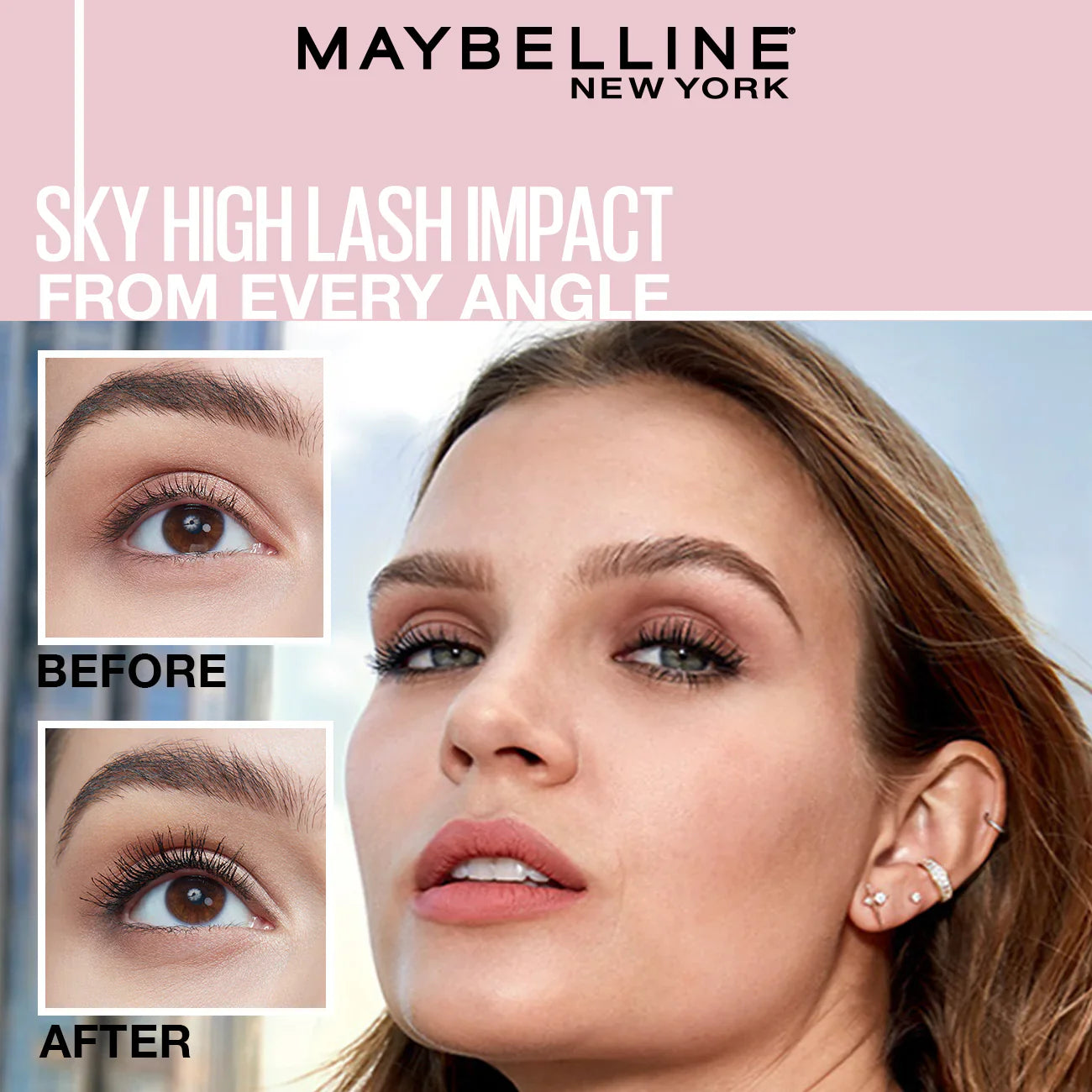 Maybelline New York Lash Sensational Sky High Mascara - Volumizing & Lengthening Black - Medaid International
