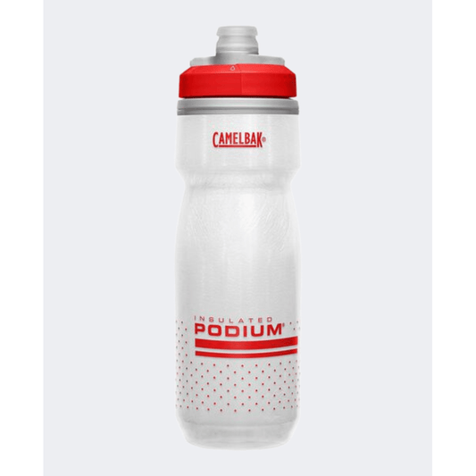 Camelbak Podium Chill 21 Oz Biking Bottle Fiery Red/White - Medaid International