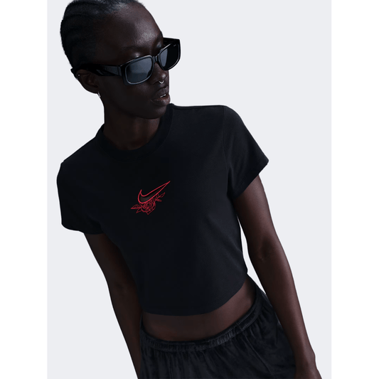 Nike Sportswear Chill Knit Women Lifestyle T-Shirt Black - Medaid International