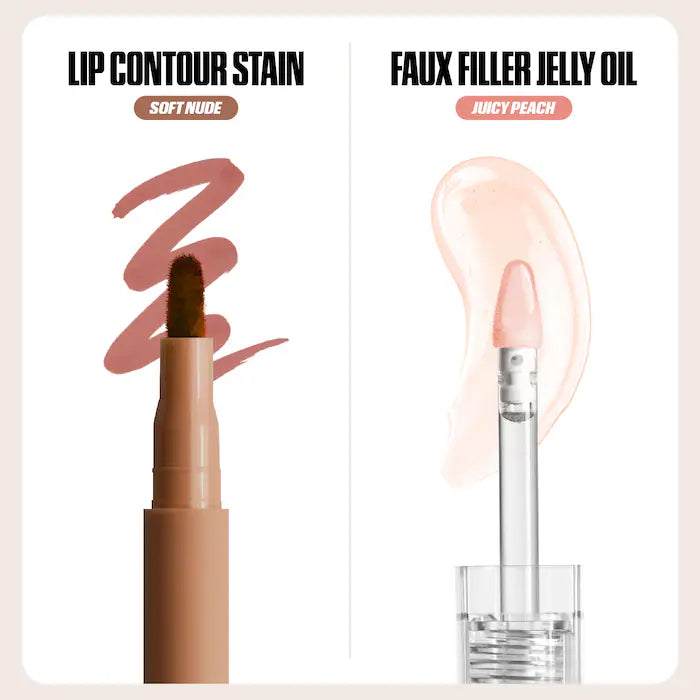 HUDA BEAUTY 
Make Out Sesh Lip Stain and Lip Gloss Duos - Medaid International