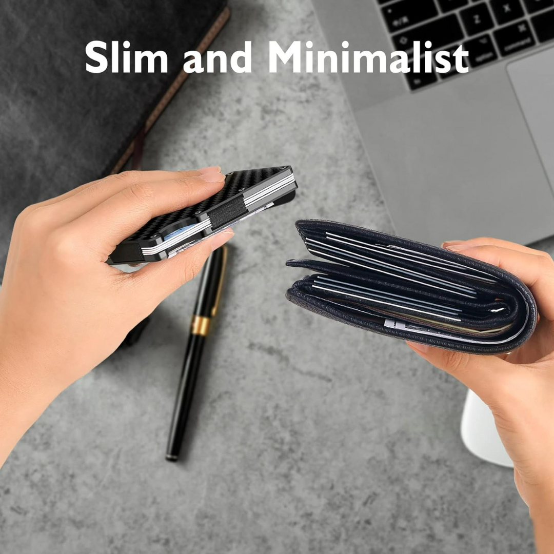 Carbon Fiber Wallet,Minimalist Slim Wallet - Medaid International