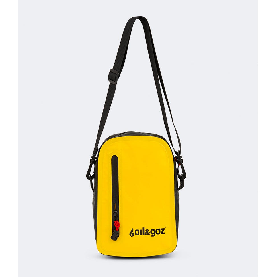 Oil And Gaz Durable Unisex Lifestyle Water Proof Cross Bag Yellow/Red - Medaid International