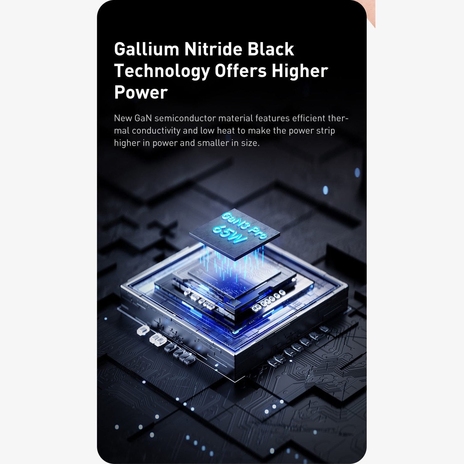 BASEUS DESKTOP POWER STRIP 65W  EA1080 - Medaid International