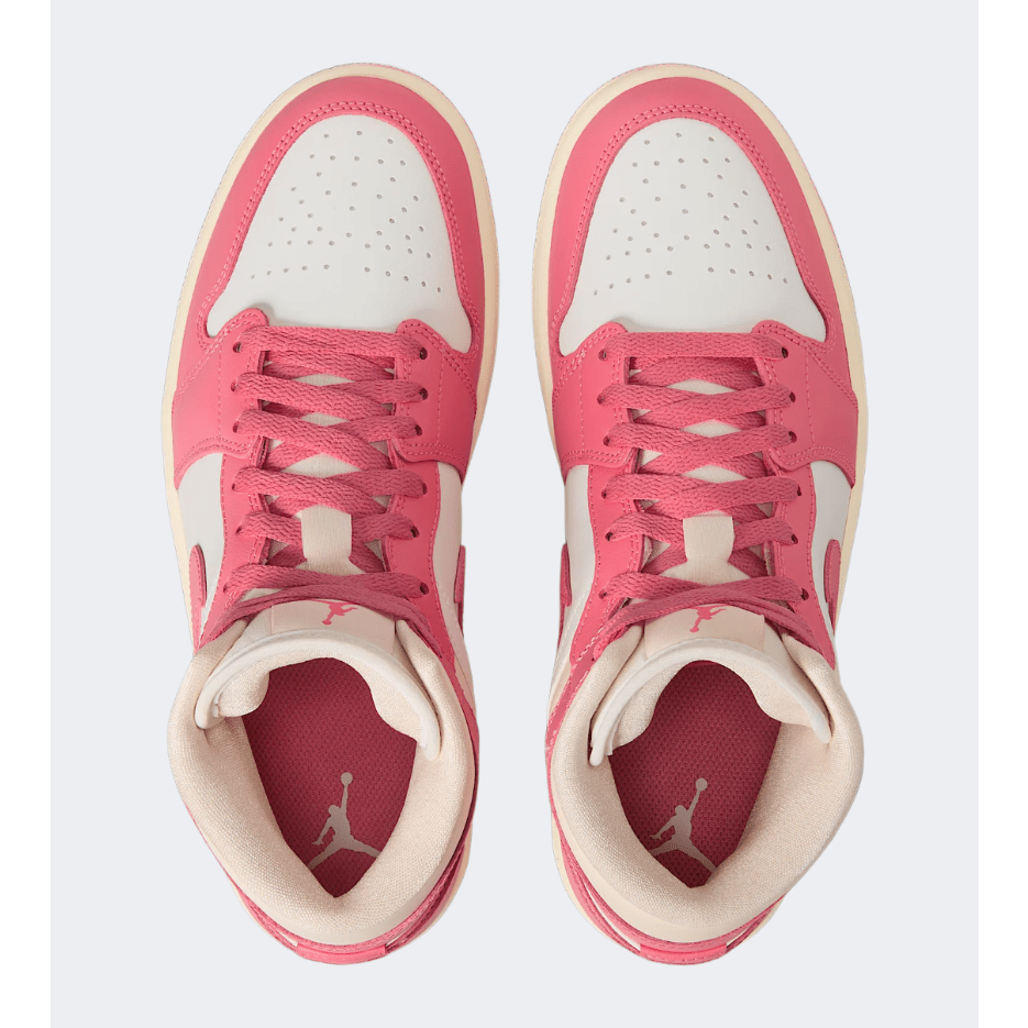 Nike Air Jordan 1 Mid Women Lifestyle Shoes Pink - Medaid International